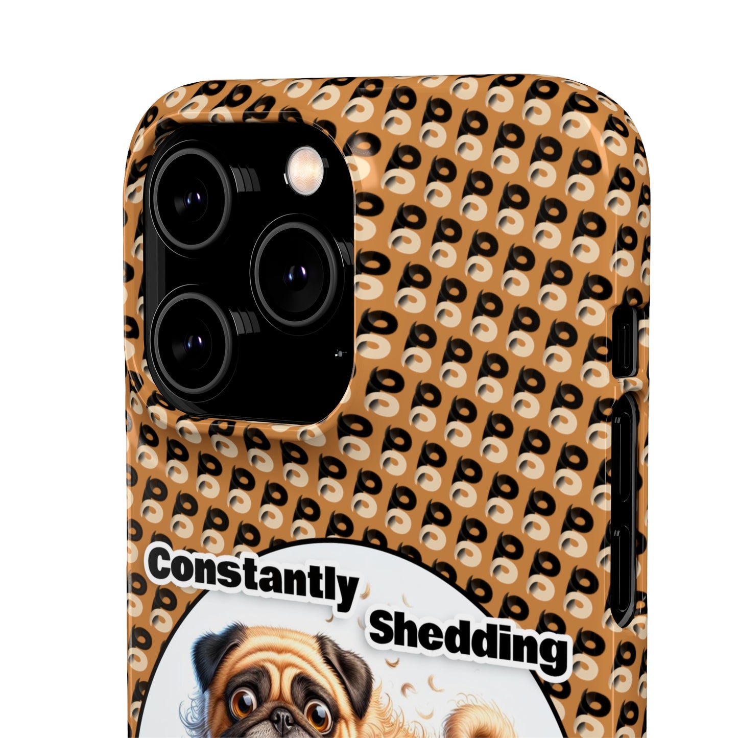 P&B Pug Life Edition: Constantly Shedding - Snap Case Brown