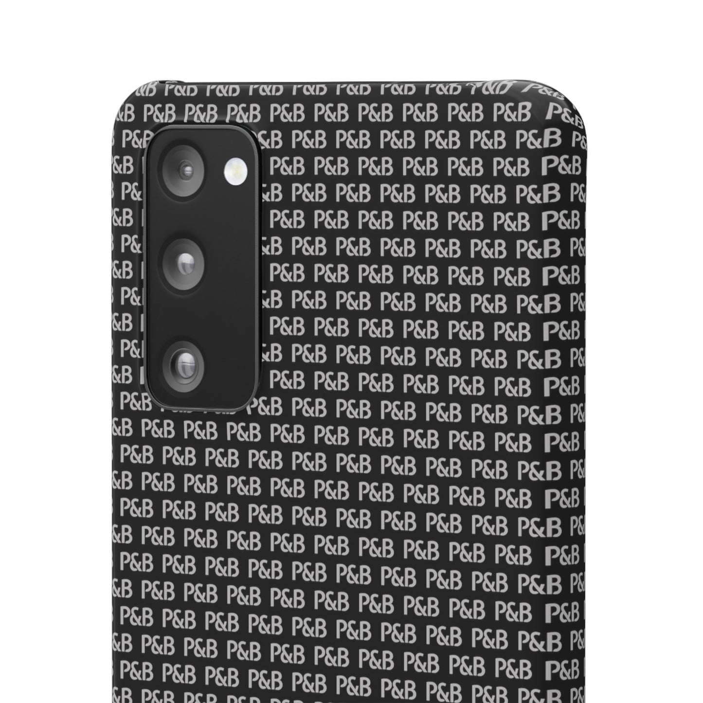 P&B Black pattern - Snap Case