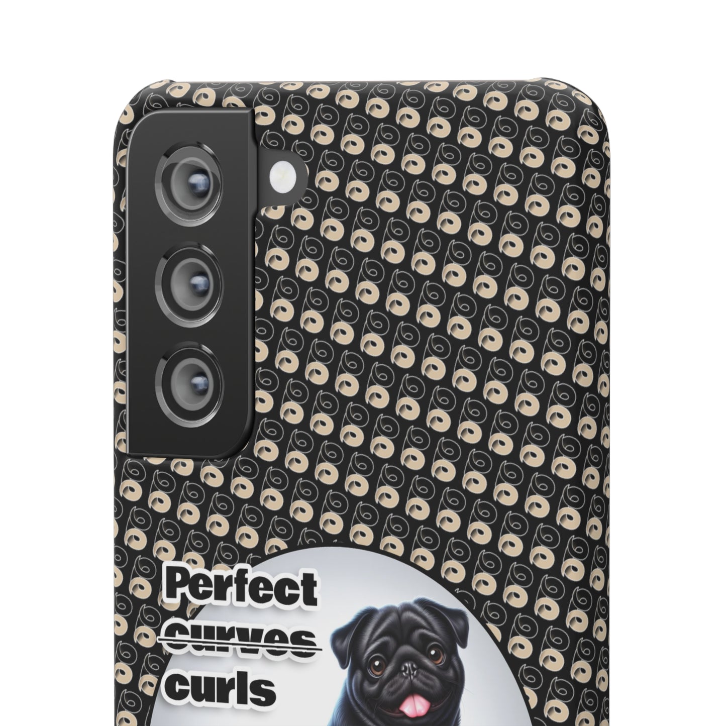 P&B Pug Life Edition: Perfect Curls - Snap Case Black