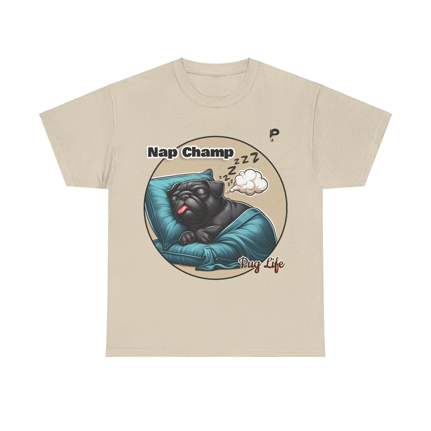 P&B Pug Life Edition: Nap Champ - Cotton Tee - Unisex