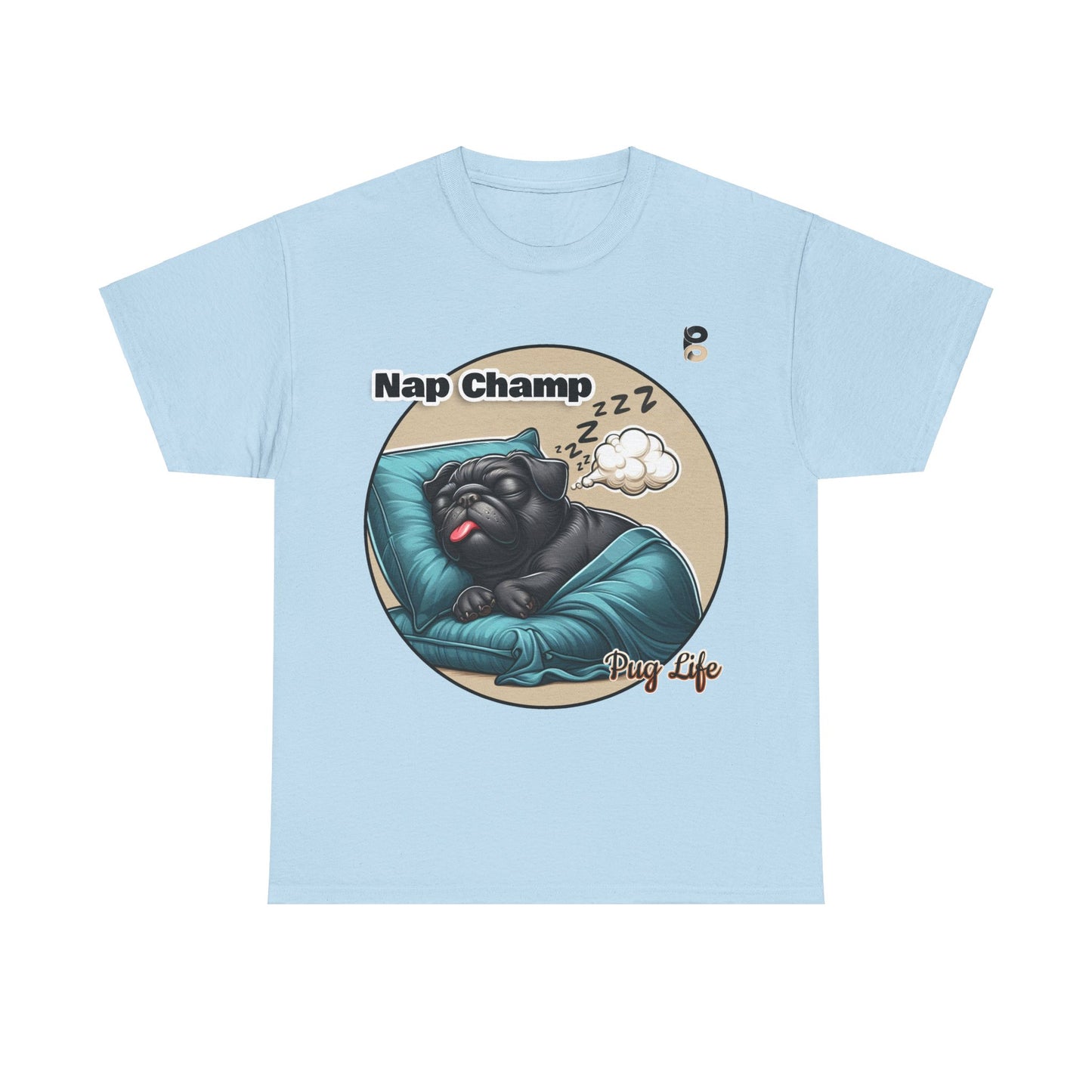 P&B Pug Life Edition: Nap Champ - Cotton Tee - Unisex