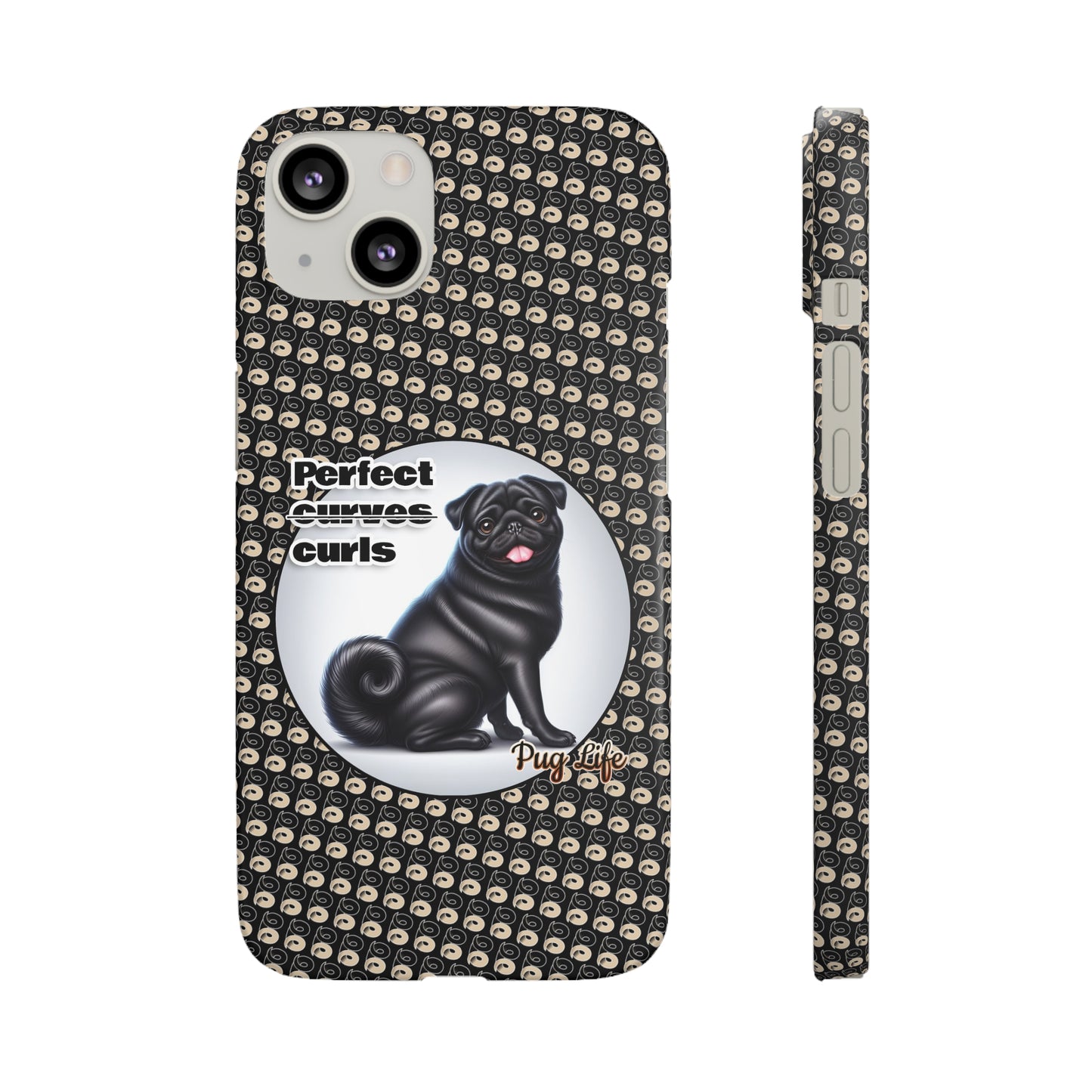 P&B Pug Life Edition: Perfect Curls - Snap Case Black