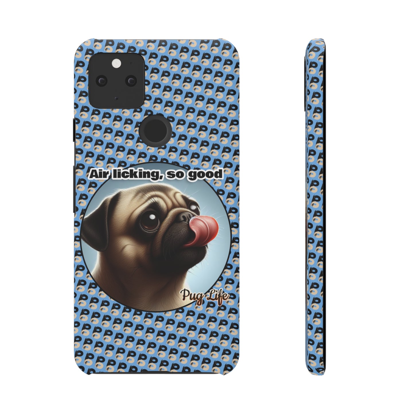 P&B Pug Life Edition: Air Licking - Snap Case Light Blue