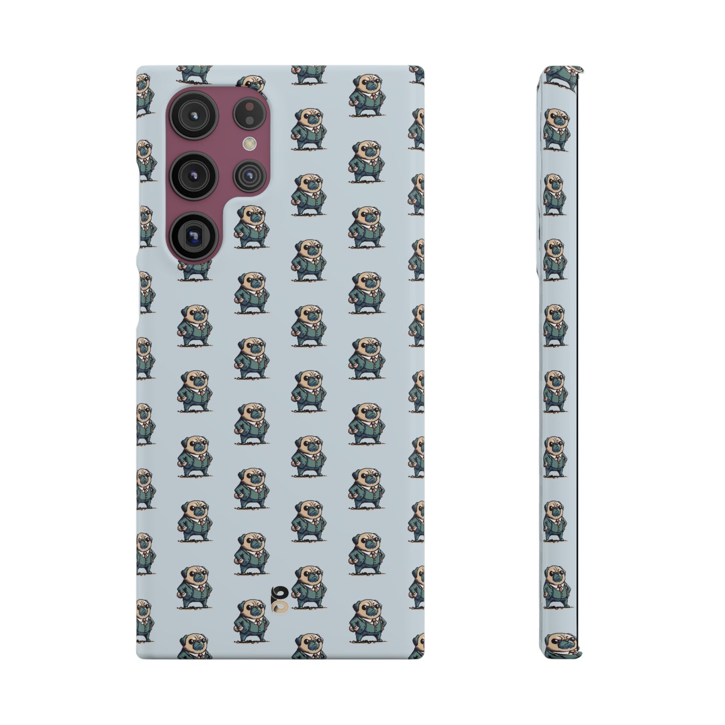 P&B Angry Boss Pug Pattern - Snap Case