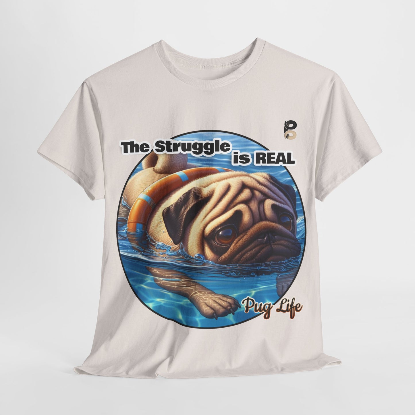 P&B Pug Life Edition: The Struggle - Cotton Tee - Unisex