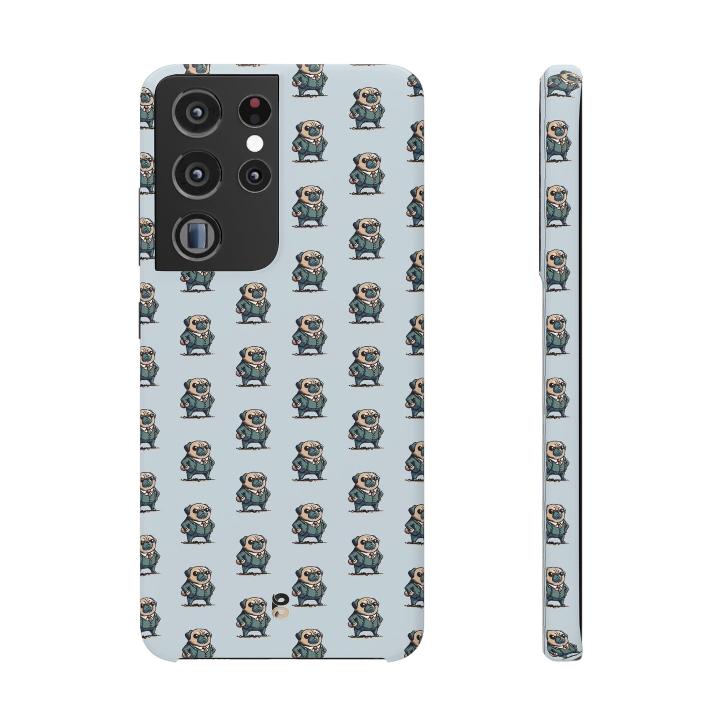 P&B Angry Boss Pug Pattern - Snap Case