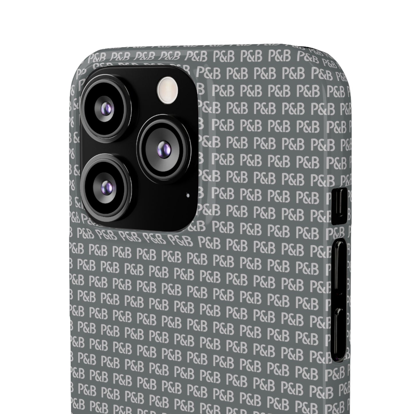 P&B Dark gray pattern - Snap Case