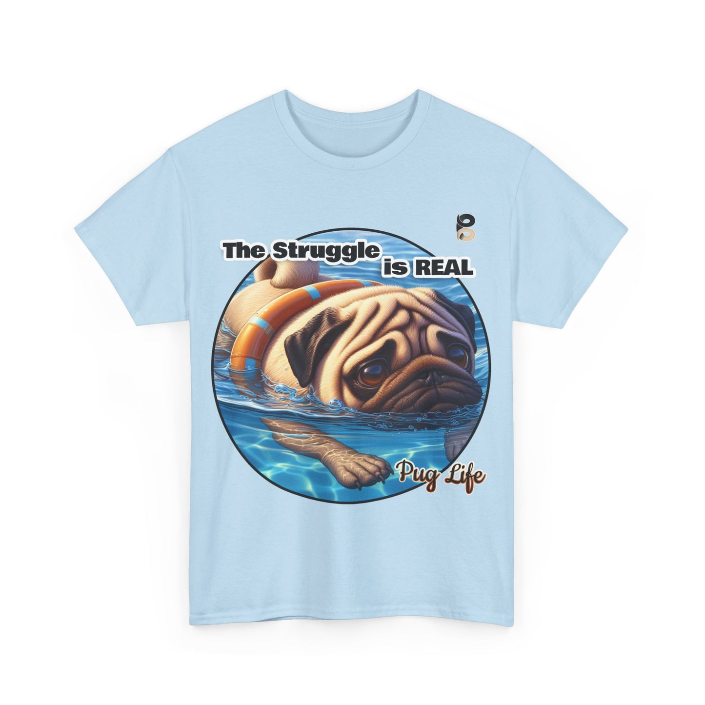 P&B Pug Life Edition: The Struggle - Cotton Tee - Unisex