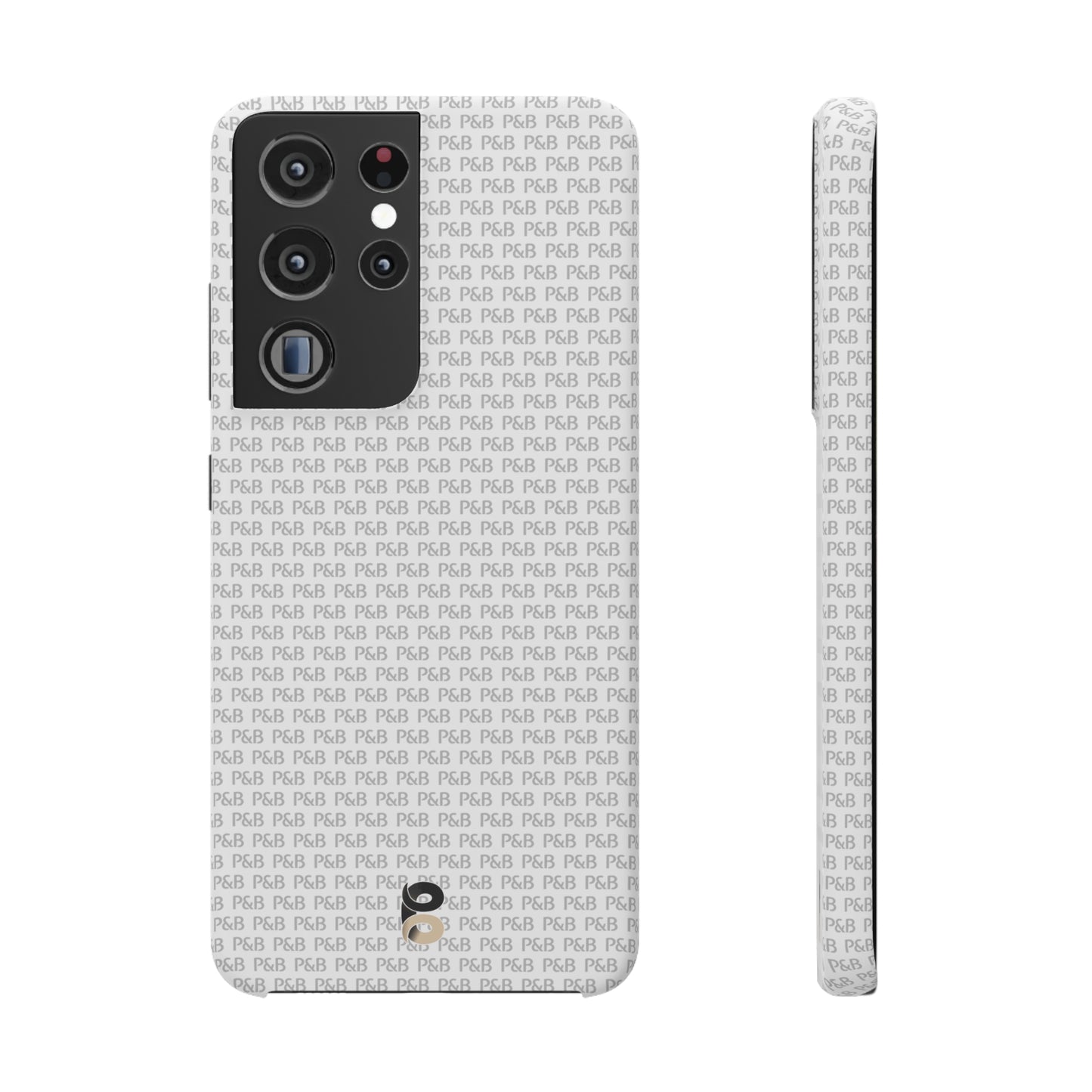 P&B White pattern - Snap Case