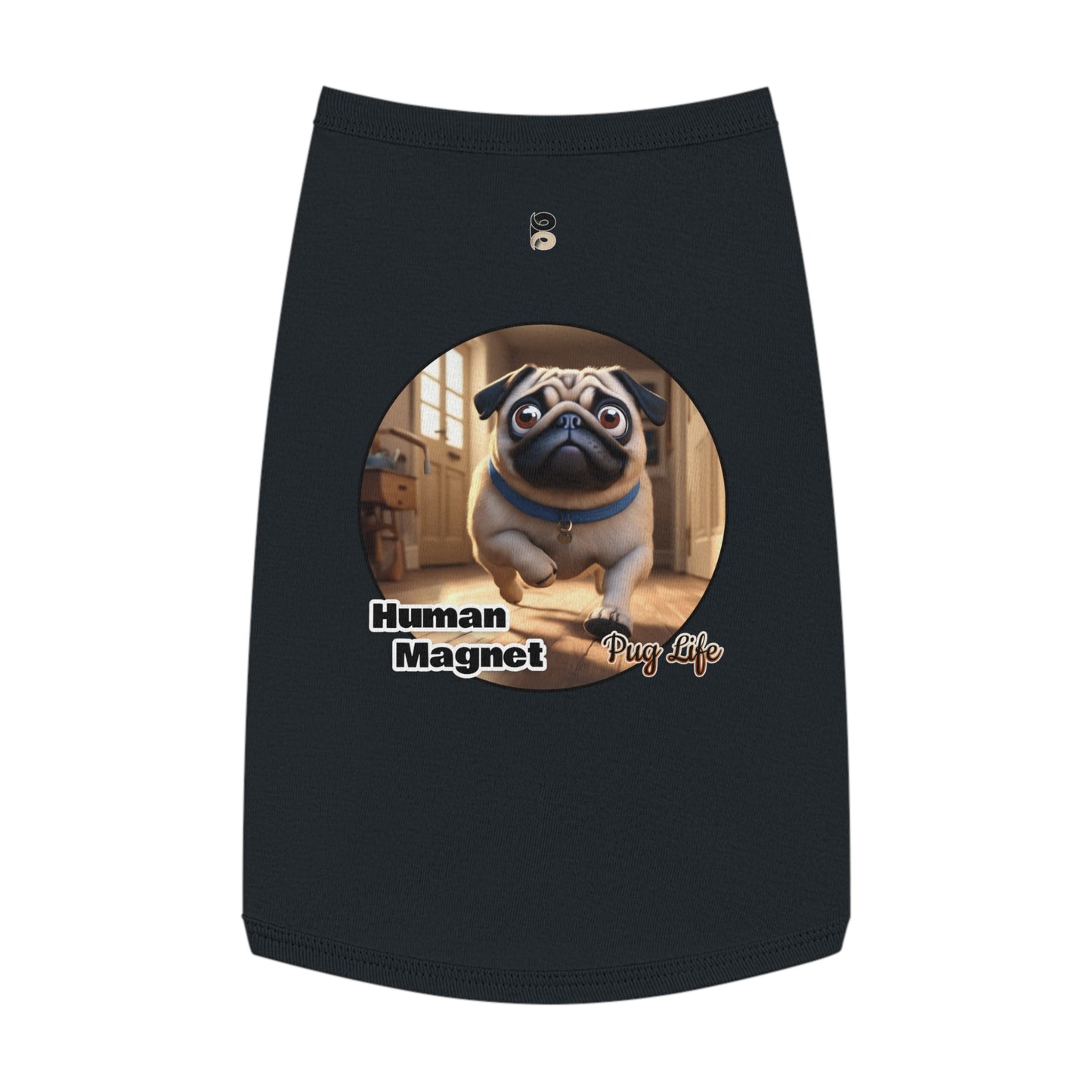 P&B Pug Life Edition Tank Top: Human Magnet