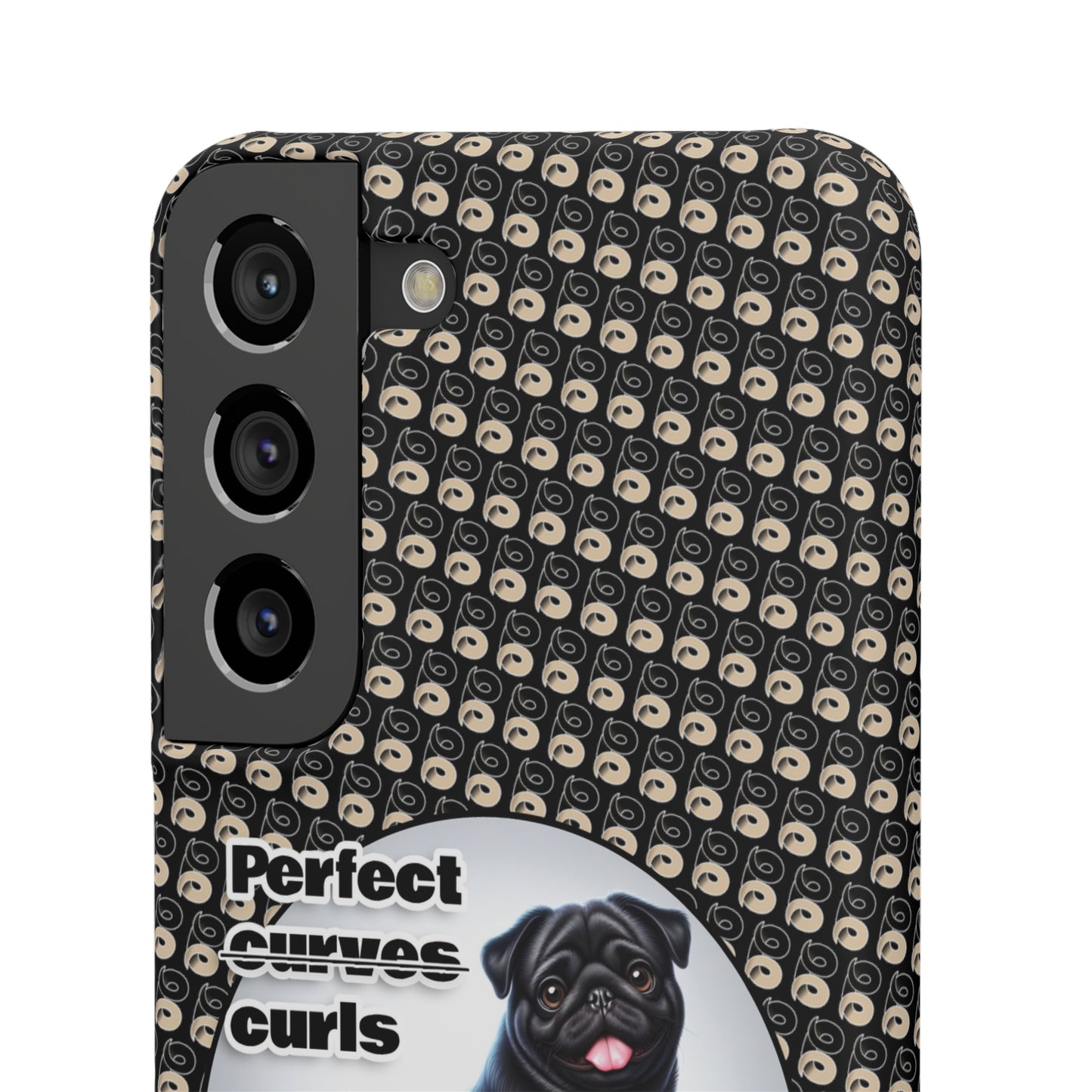 P&B Pug Life Edition: Perfect Curls - Snap Case Black