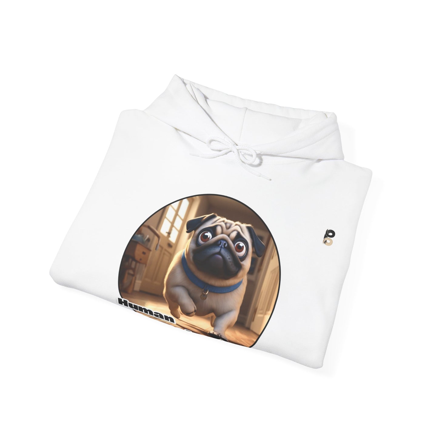 P&B Pug Life: Human Magnet - Unisex Hooded Sweatshirt