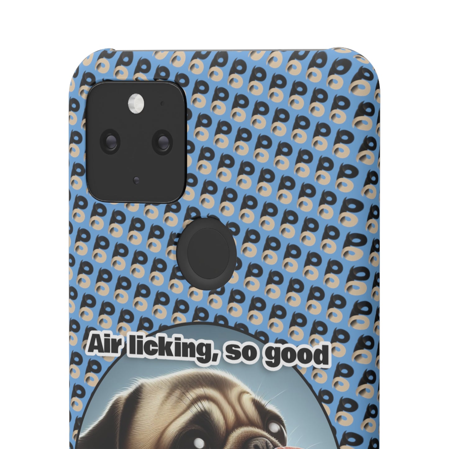 P&B Pug Life Edition: Air Licking - Snap Case Light Blue