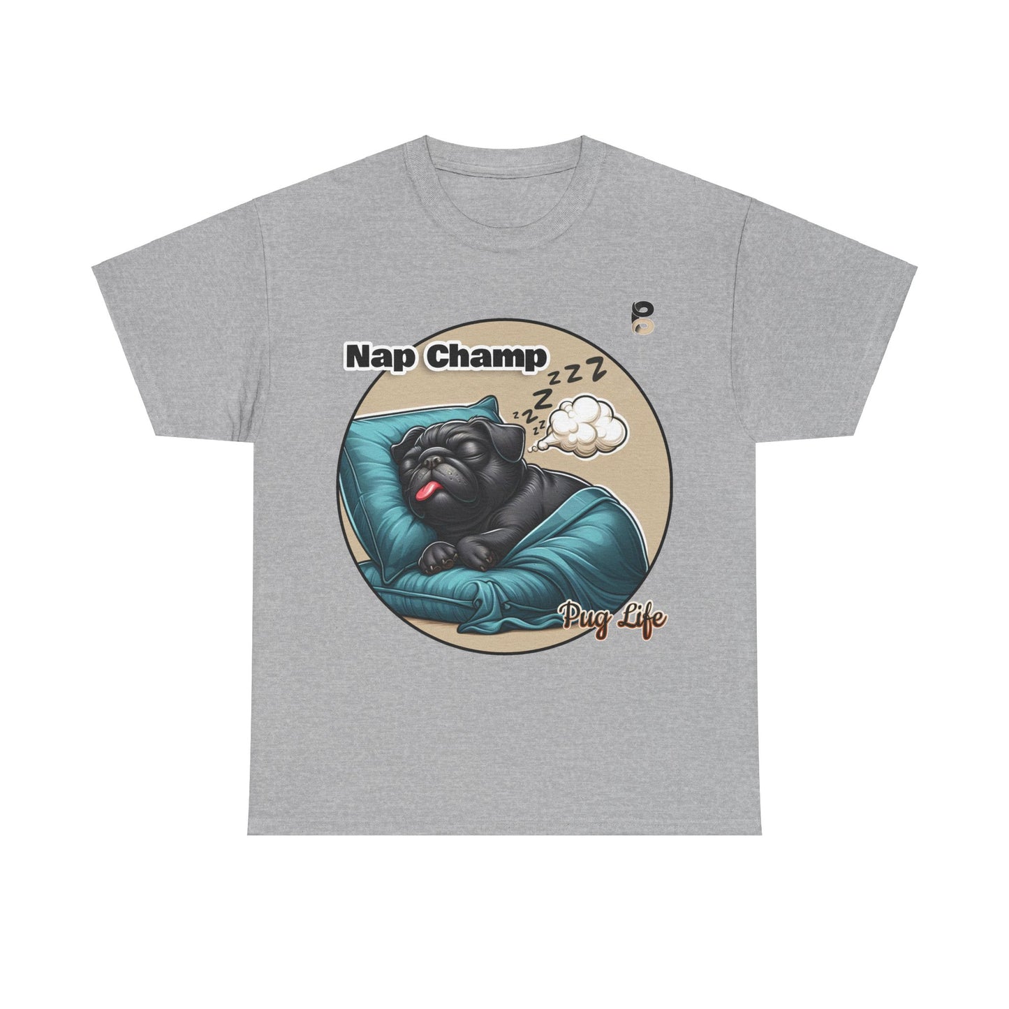 P&B Pug Life Edition: Nap Champ - Cotton Tee - Unisex