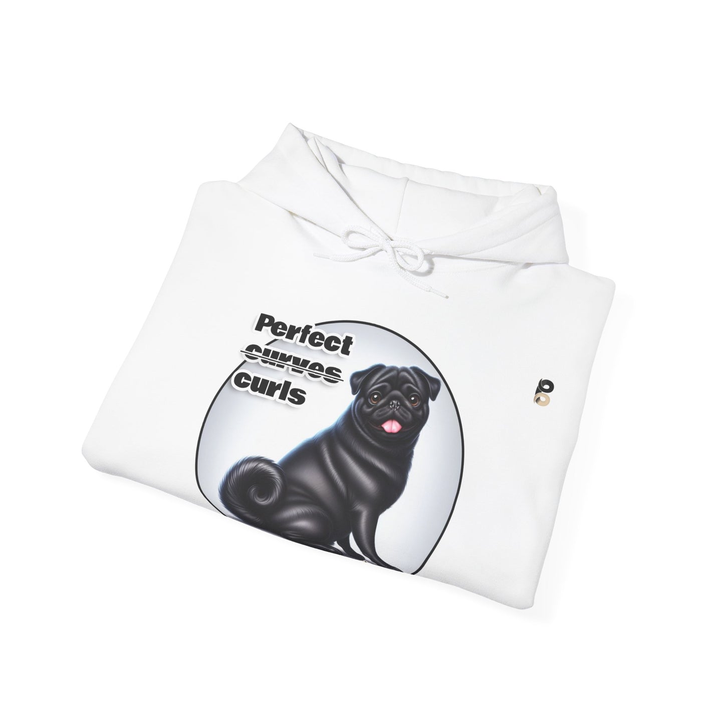 P&B Pug Life: Perfect Curls - Unisex Hooded Sweatshirt