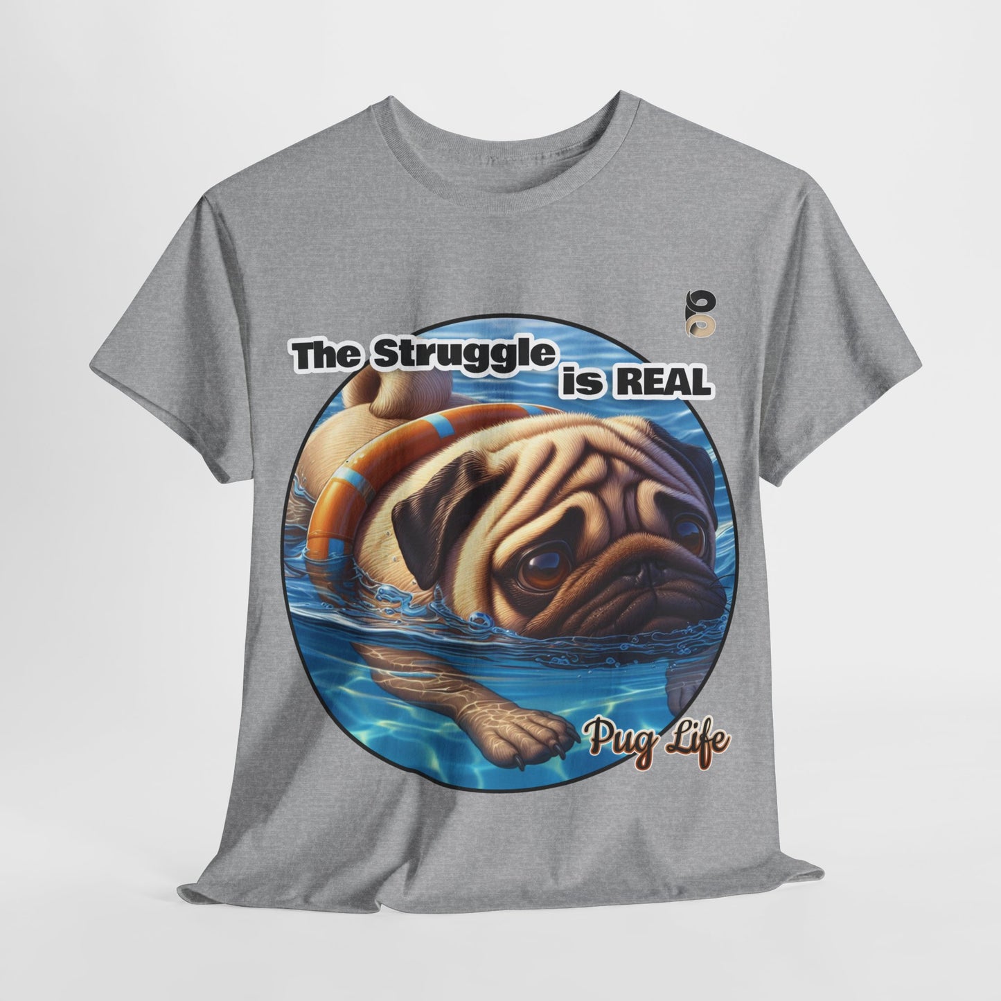 P&B Pug Life Edition: The Struggle - Cotton Tee - Unisex