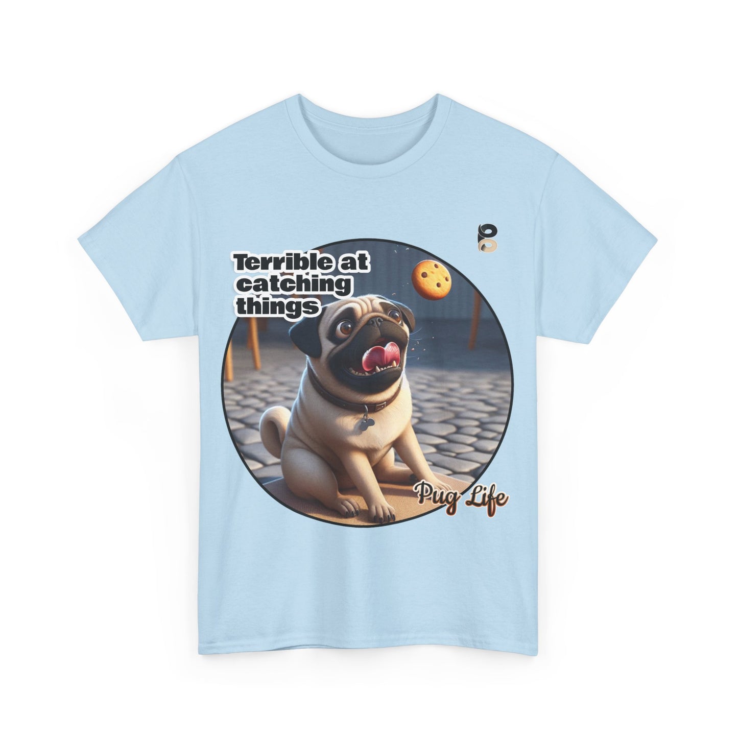 P&B Pug Life Edition: Terrible at Catching - Cotton Tee - Unisex