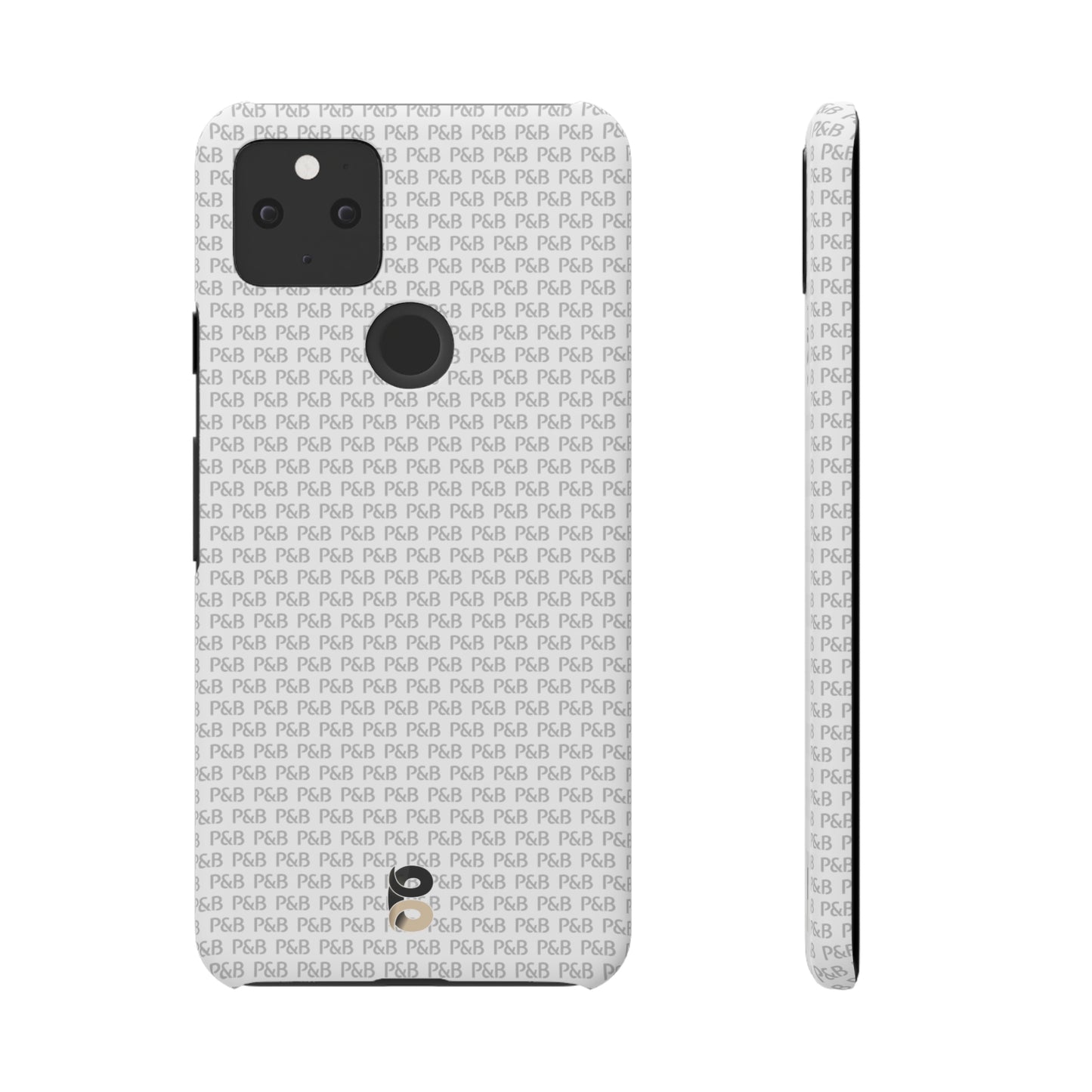 P&B White pattern - Snap Case