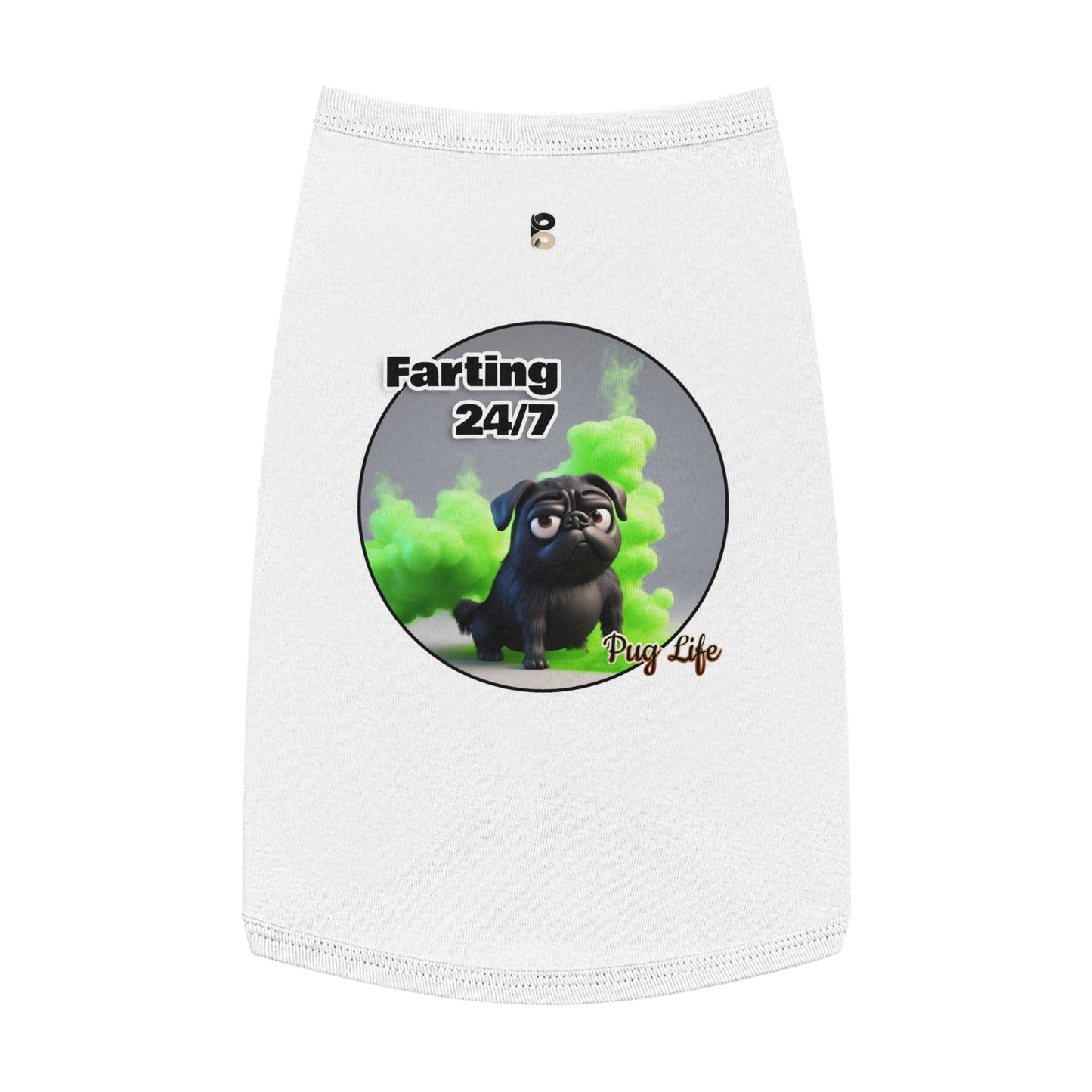 P&B Pug Life Edition Tank Top: Farting 24/7