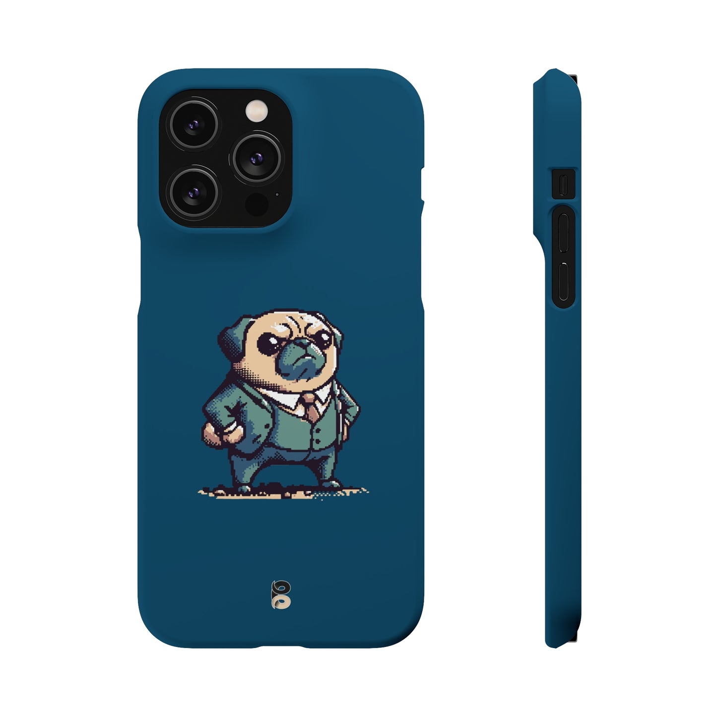 P&B Angry Boss Pug - Snap Case