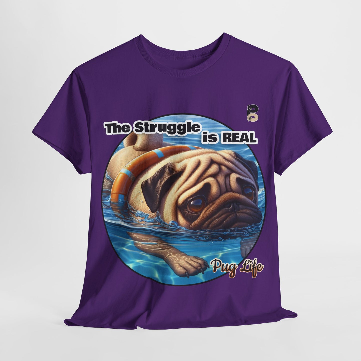 P&B Pug Life Edition: The Struggle - Cotton Tee - Unisex