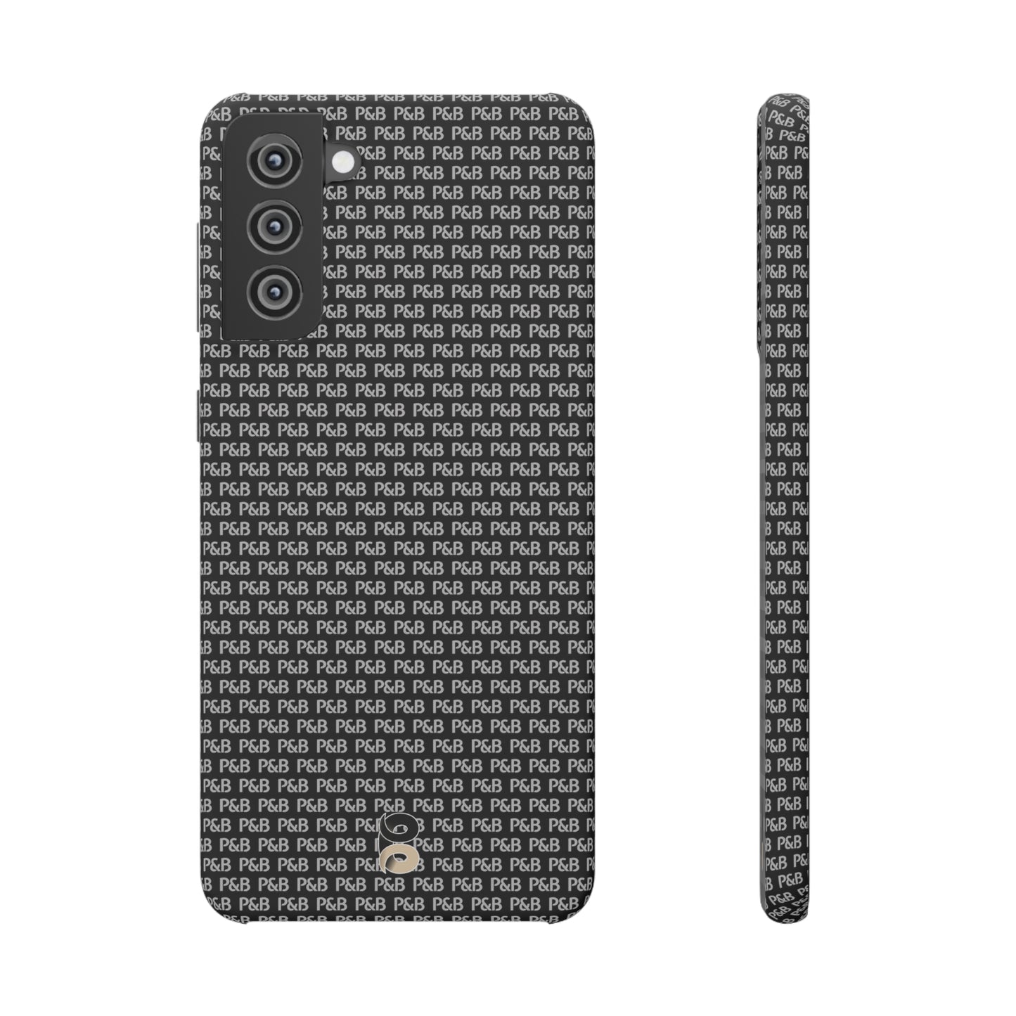 P&B Black pattern - Snap Case