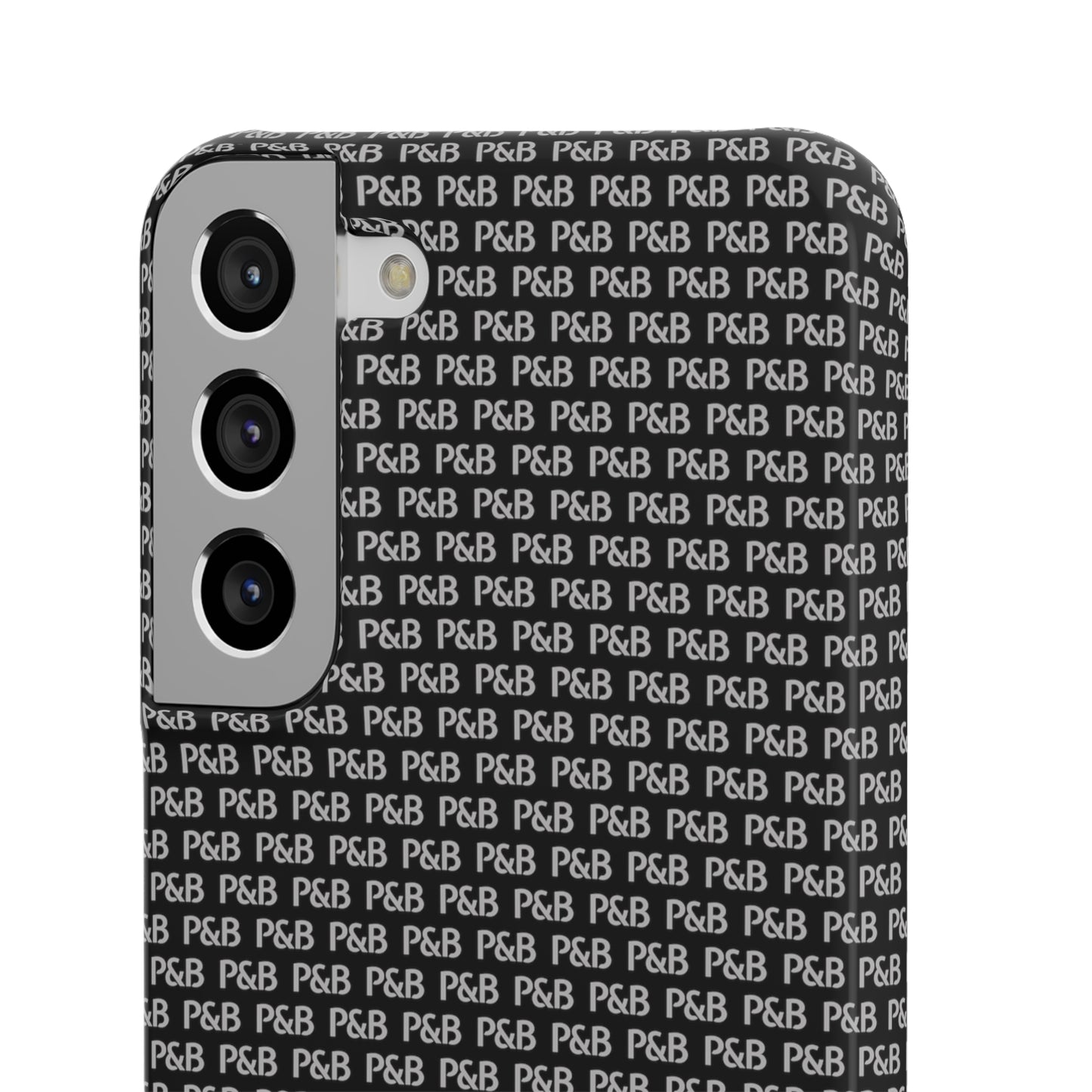 P&B Black pattern - Snap Case