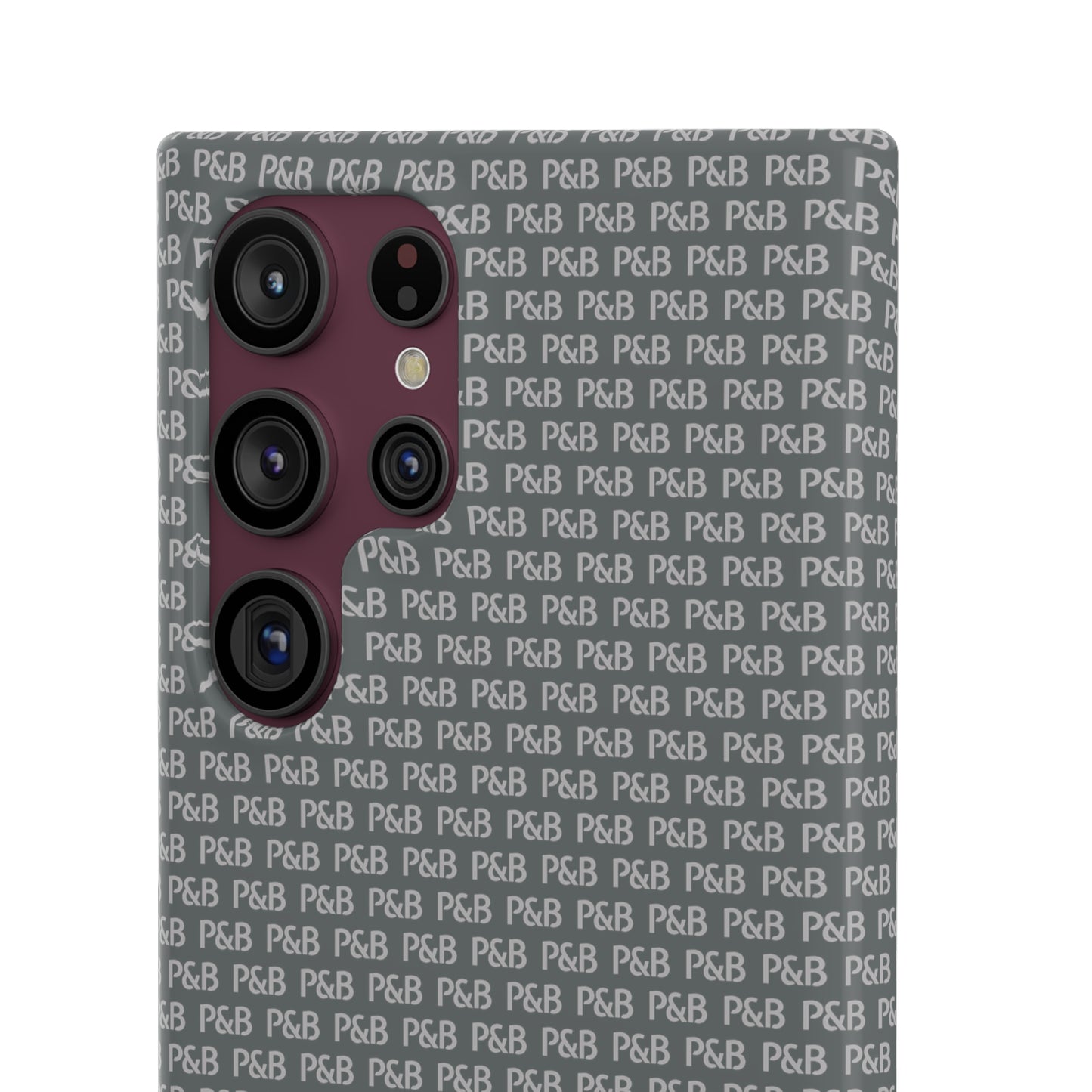 P&B Dark gray pattern - Snap Case