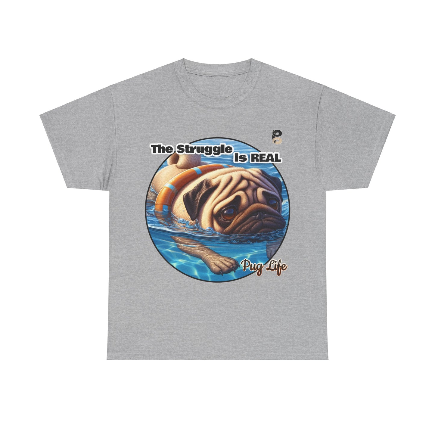 P&B Pug Life Edition: The Struggle - Cotton Tee - Unisex