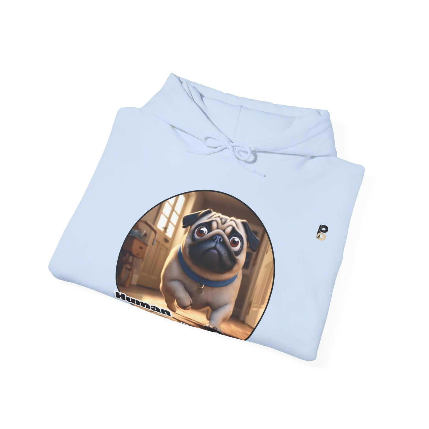 P&B Pug Life: Human Magnet - Unisex Hooded Sweatshirt