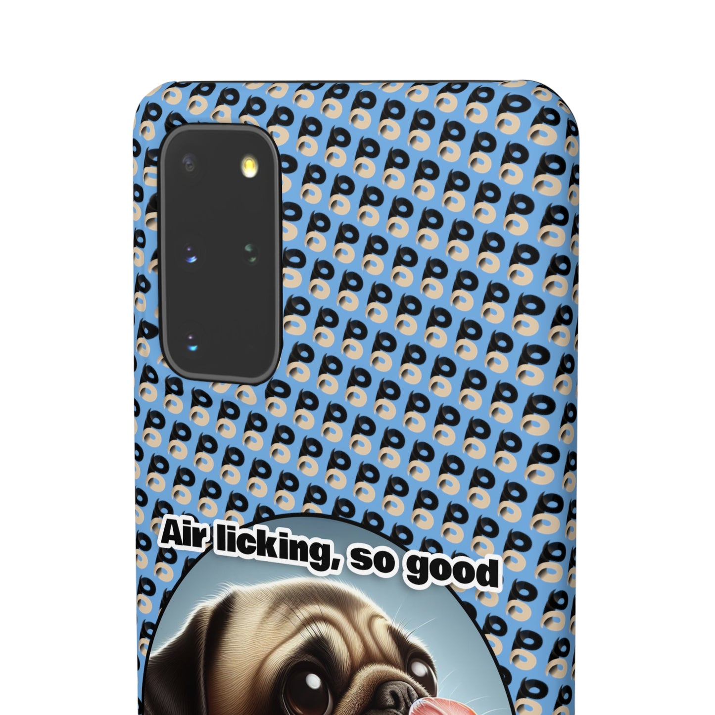 P&B Pug Life Edition: Air Licking - Snap Case Light Blue