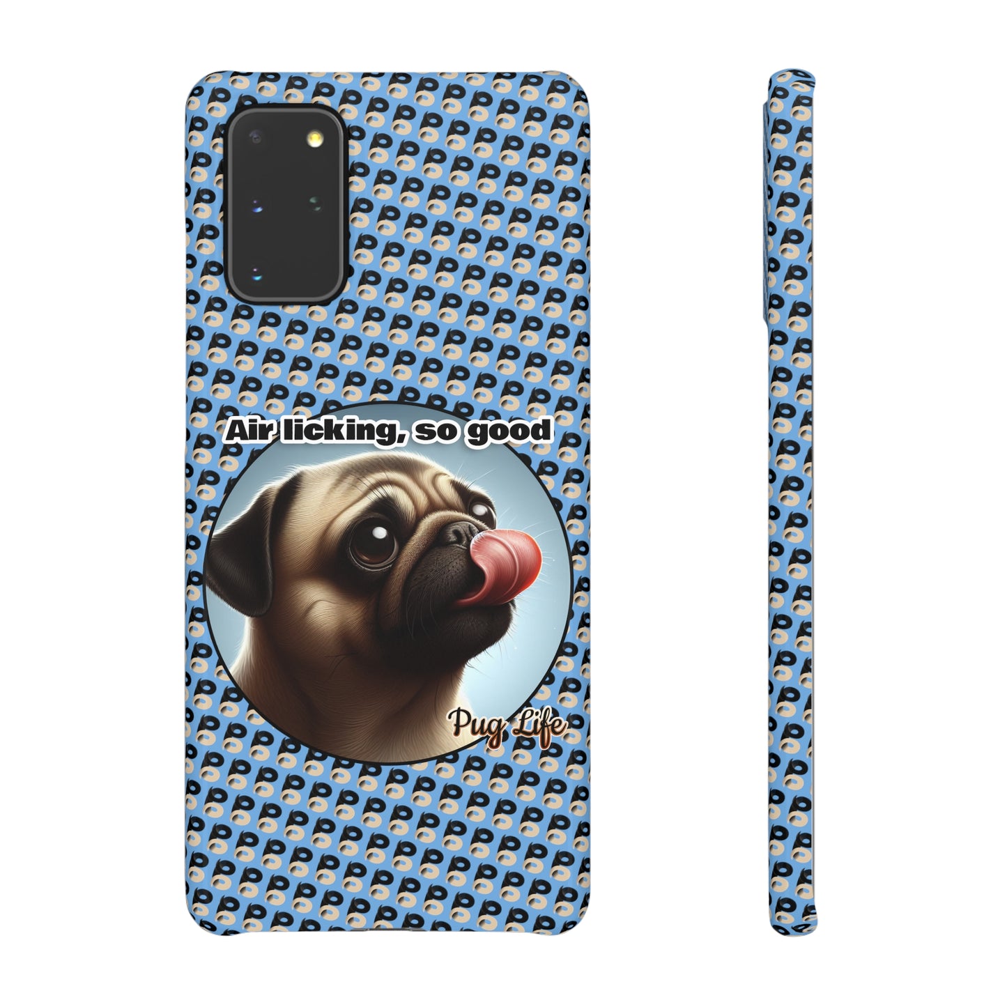 P&B Pug Life Edition: Air Licking - Snap Case Light Blue