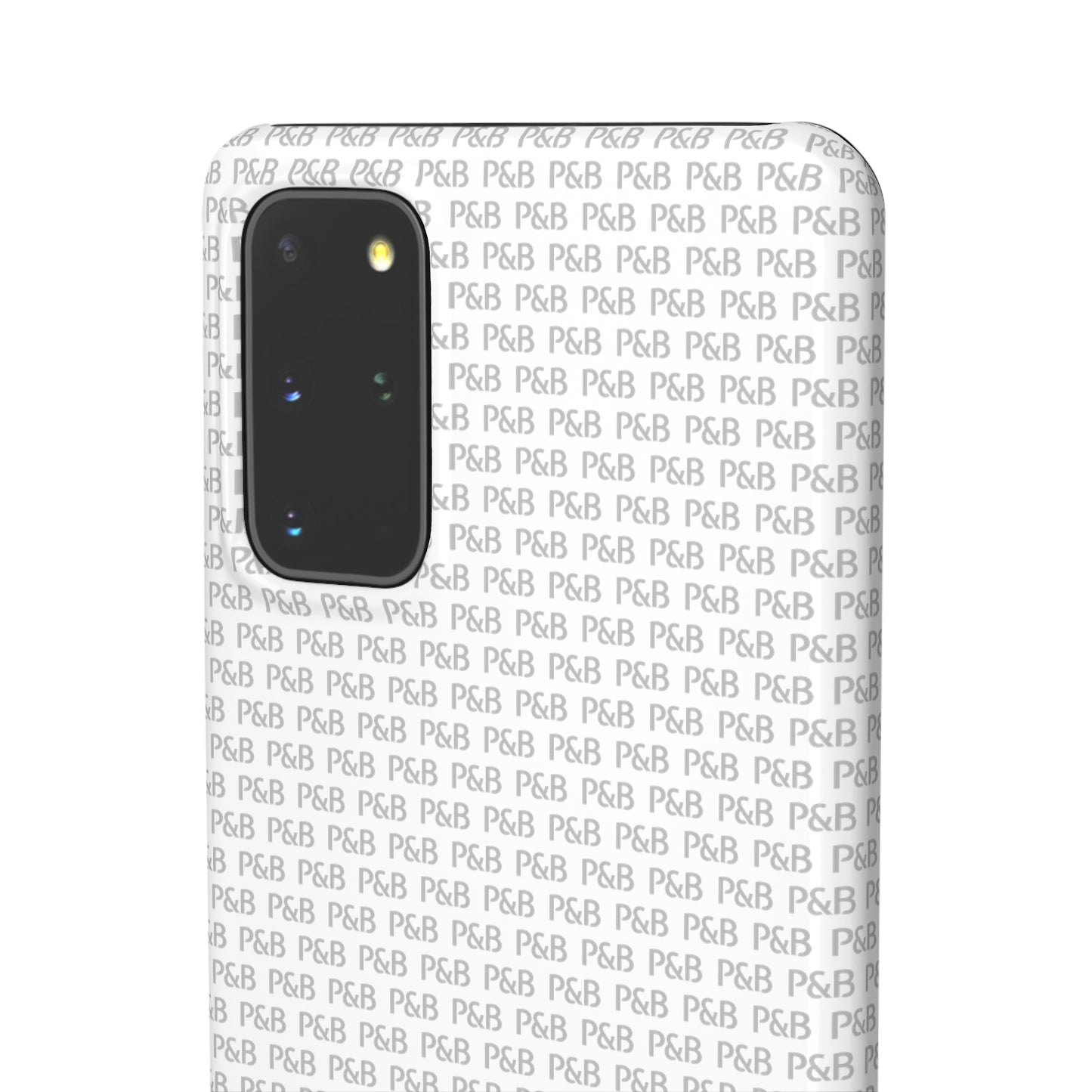 P&B White pattern - Snap Case