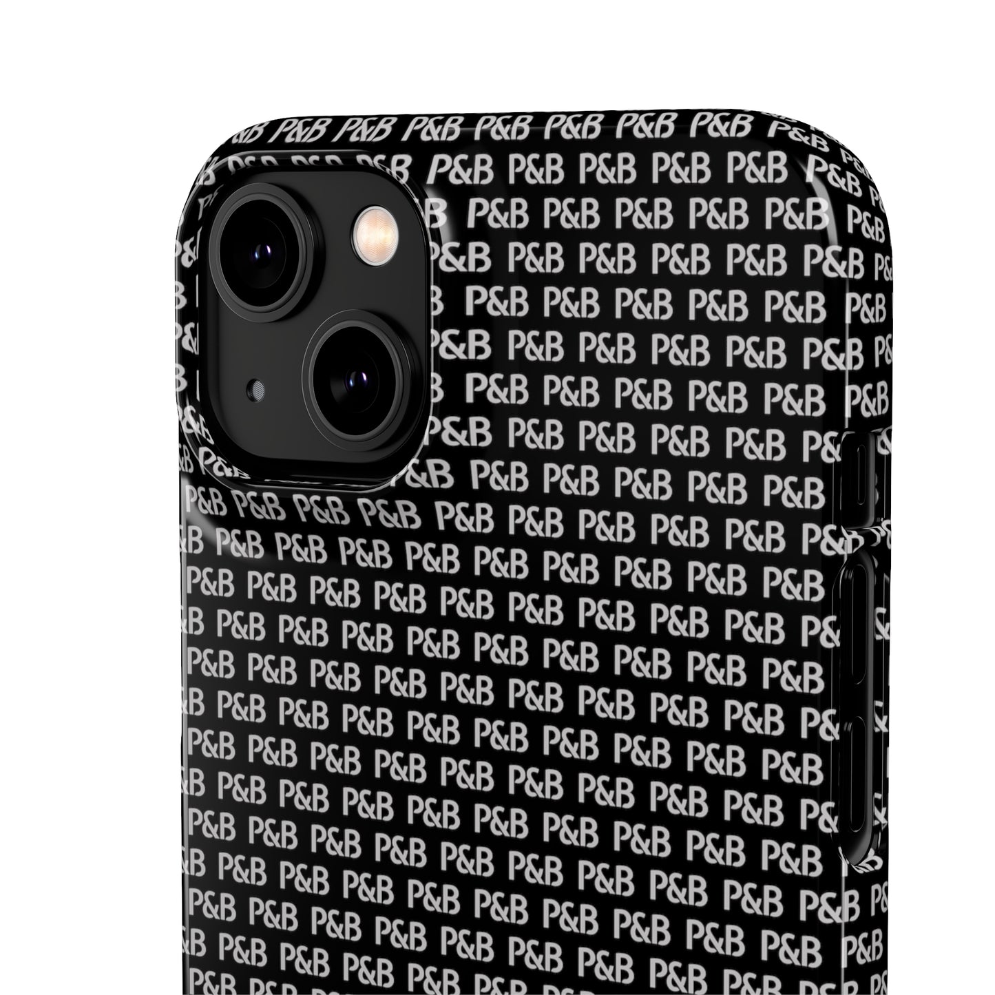 P&B Black pattern - Snap Case