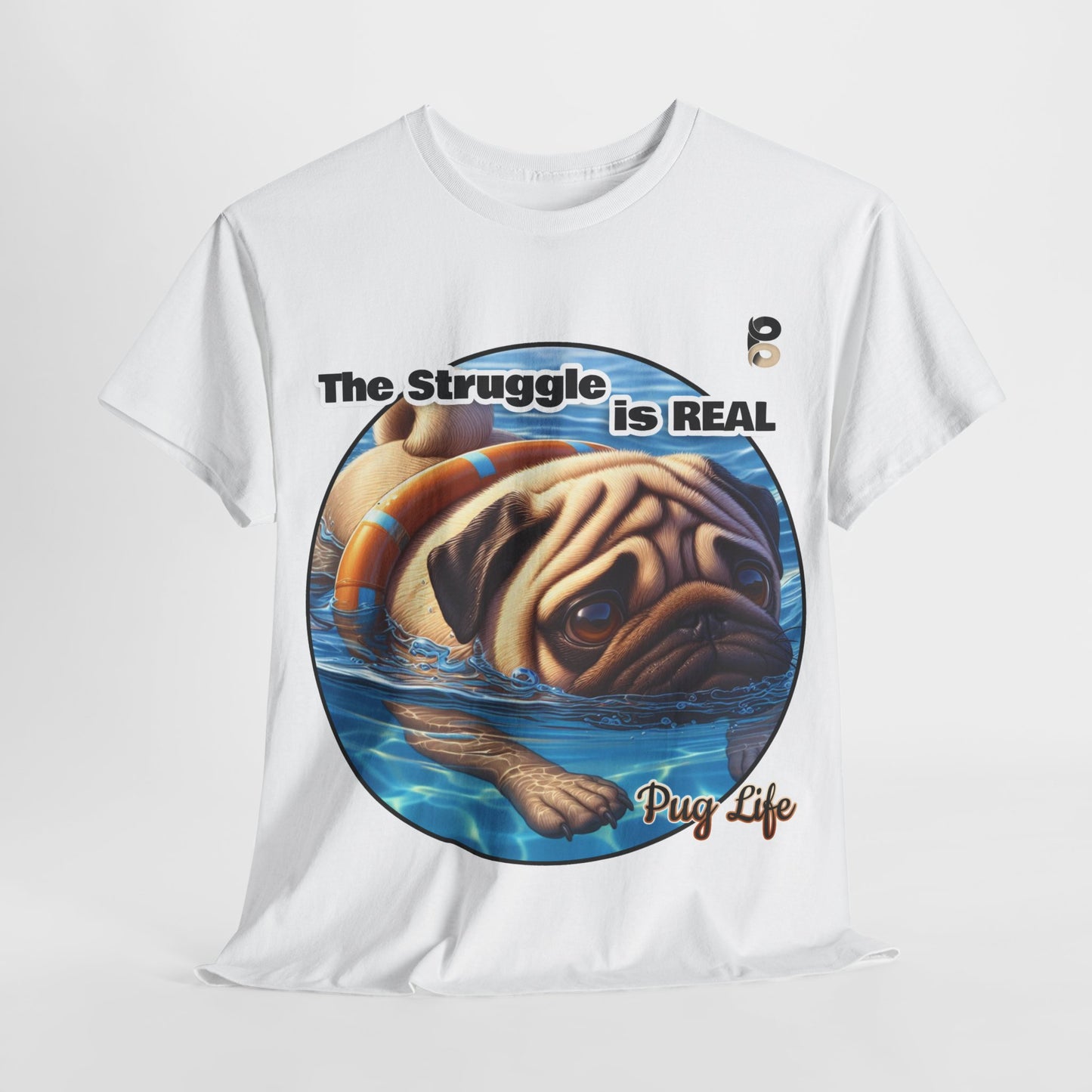 P&B Pug Life Edition: The Struggle - Cotton Tee - Unisex