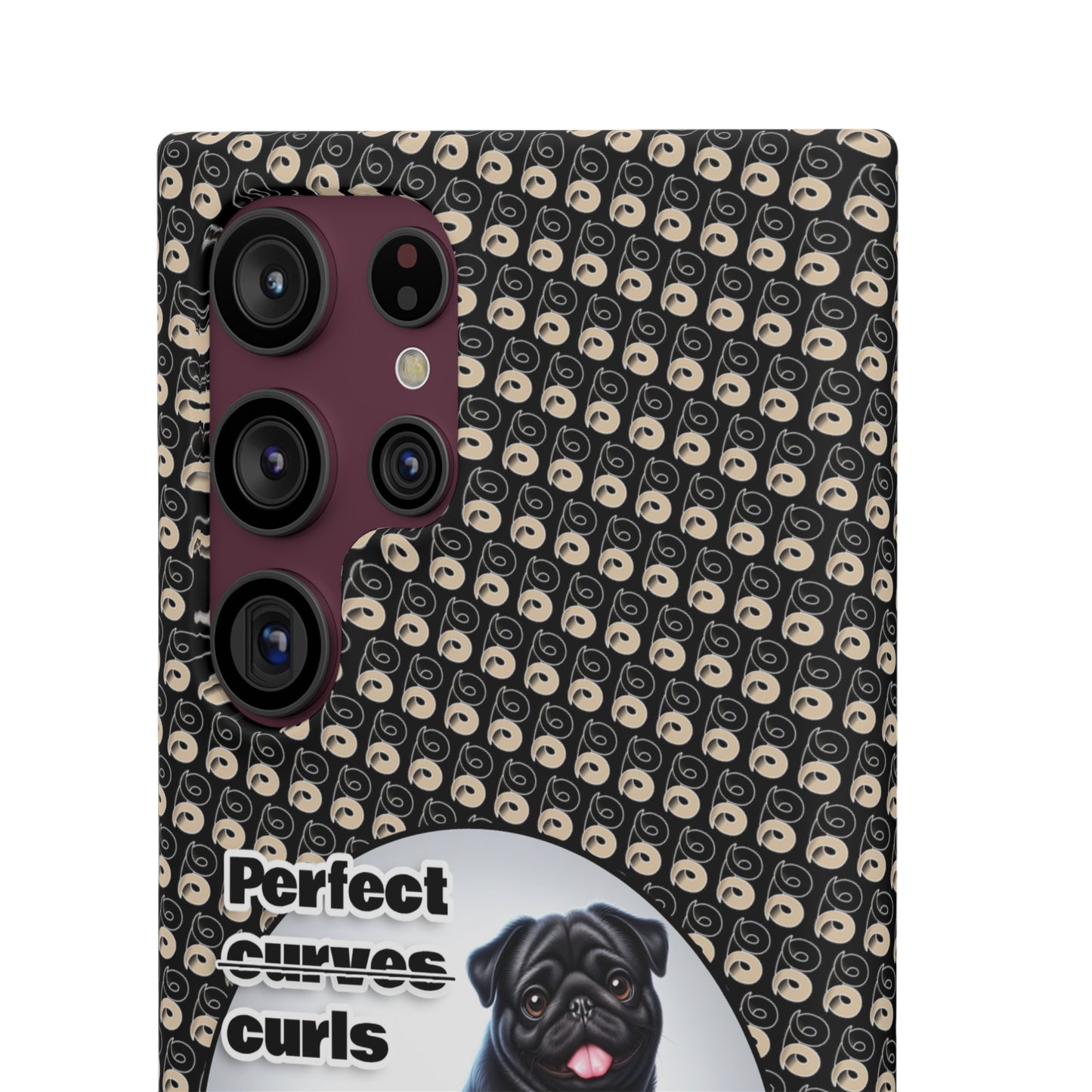 P&B Pug Life Edition: Perfect Curls - Snap Case Black