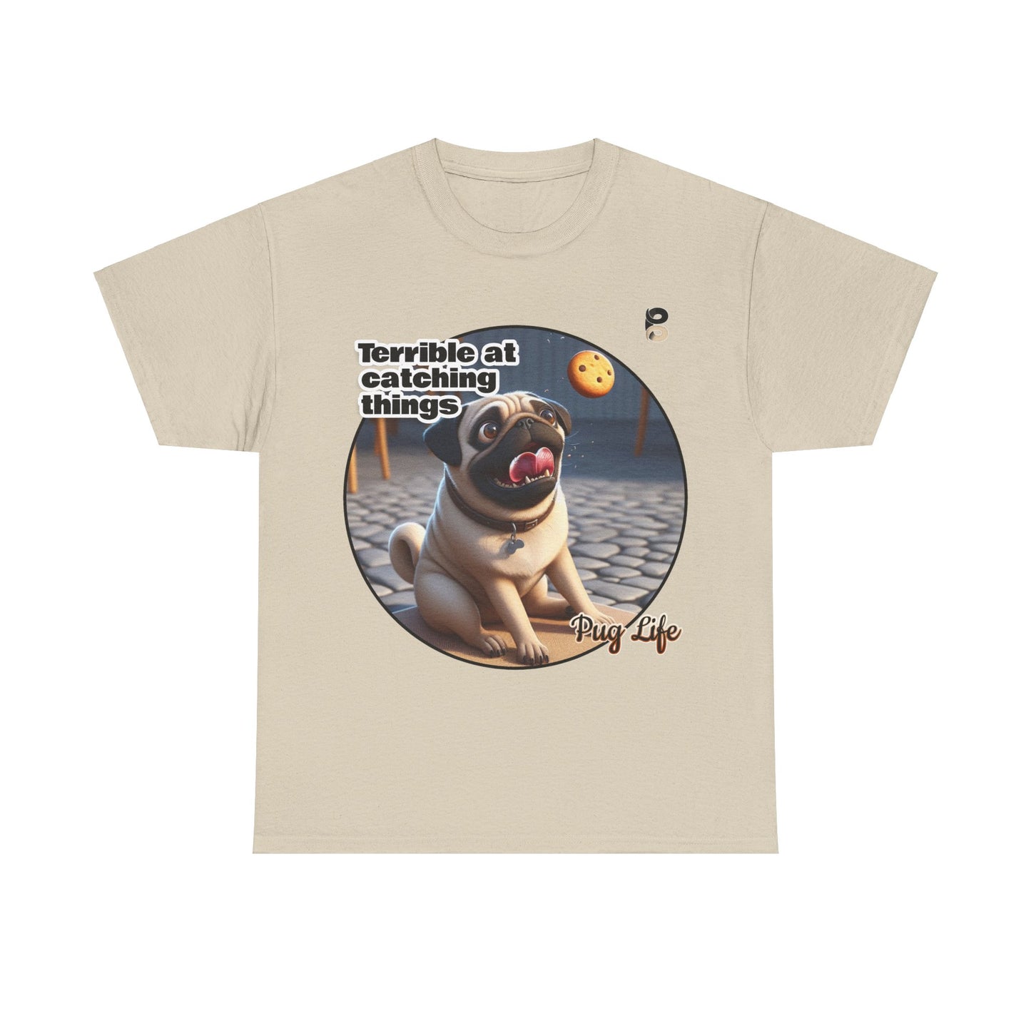 P&B Pug Life Edition: Terrible at Catching - Cotton Tee - Unisex