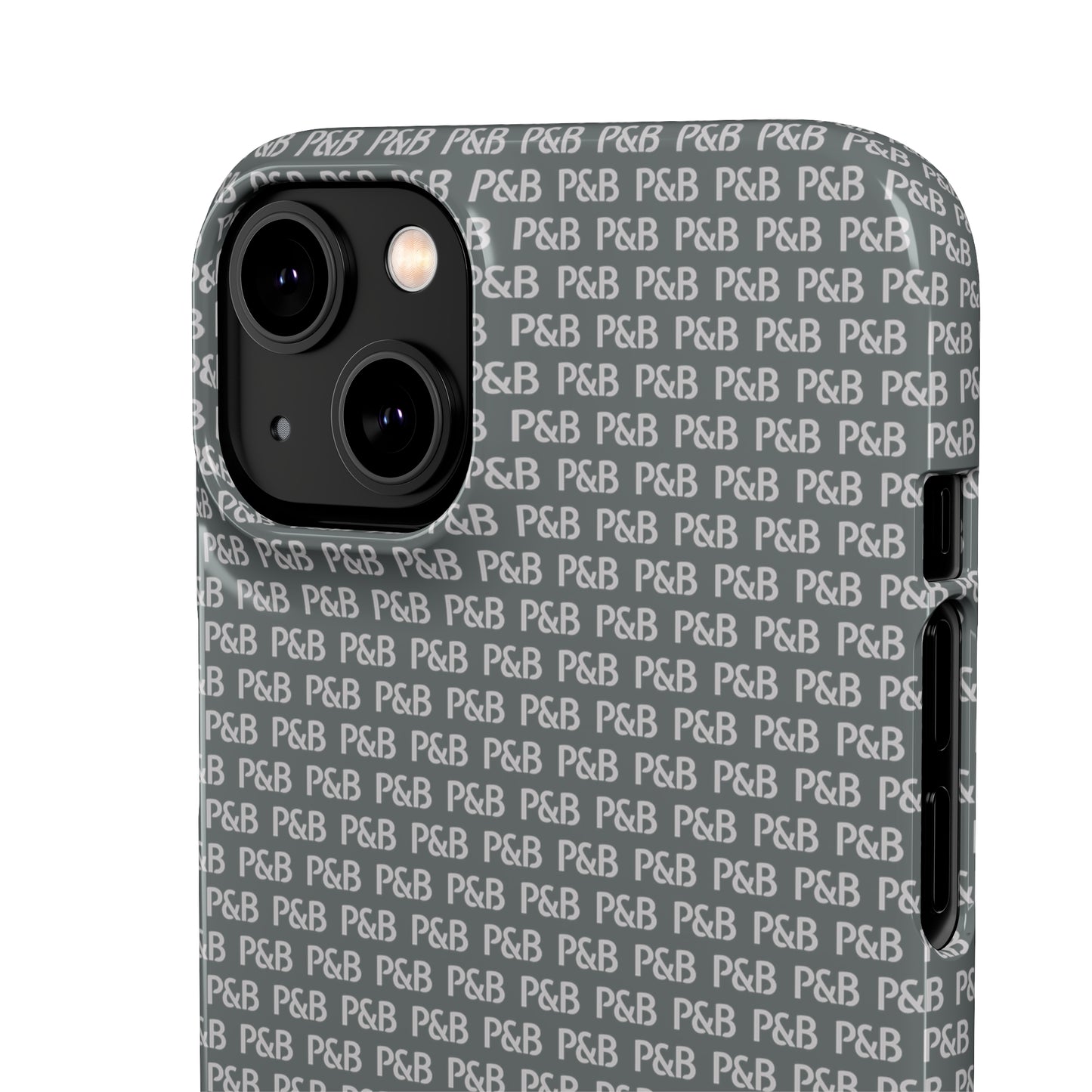 P&B Dark gray pattern - Snap Case