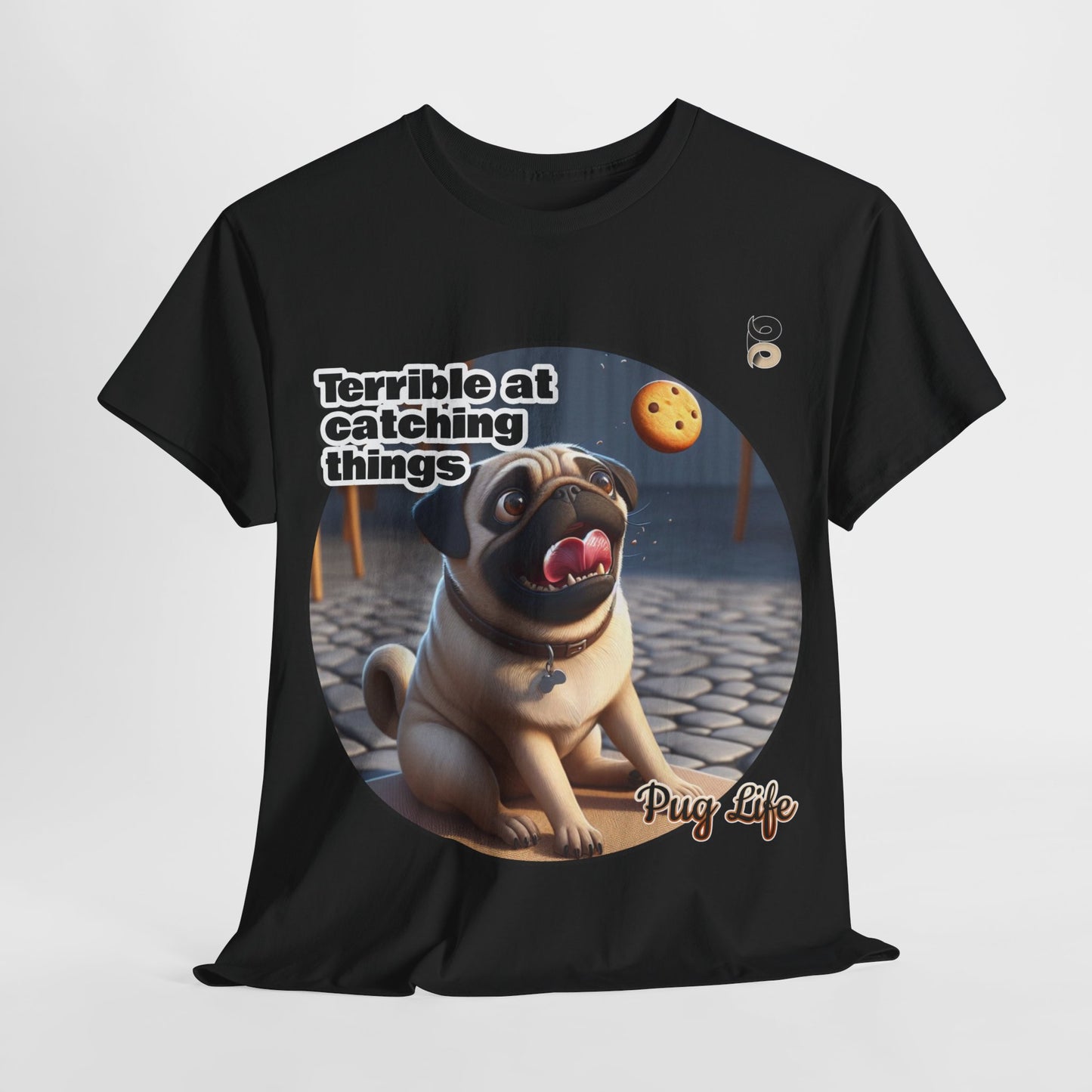 P&B Pug Life Edition: Terrible at Catching - Cotton Tee - Unisex