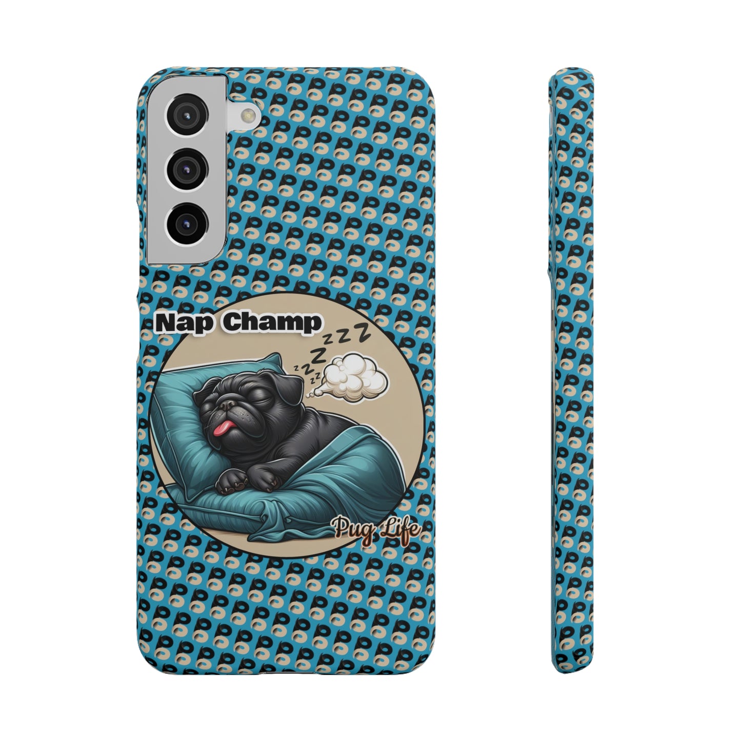 P&B Pug Life Edition: Nap Champ - Snap Case Blue