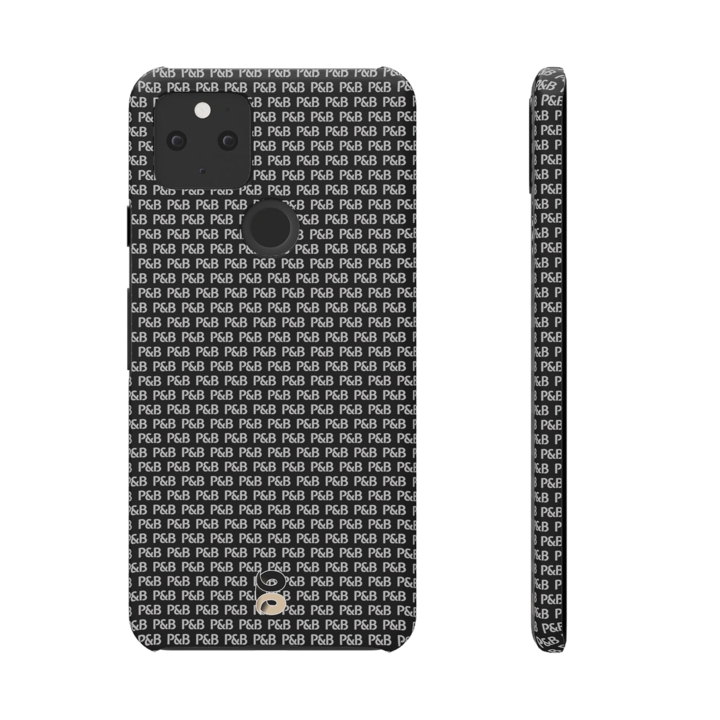 P&B Black pattern - Snap Case