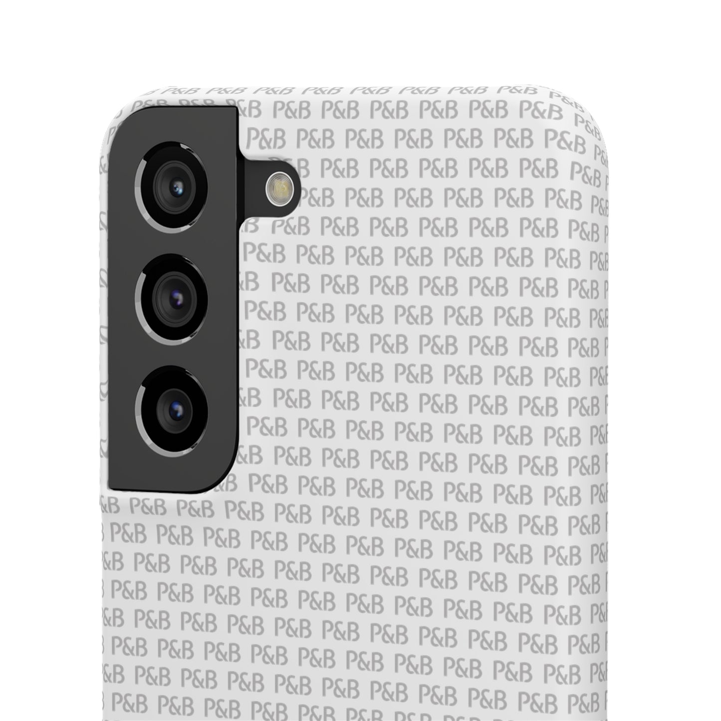 P&B White pattern - Snap Case