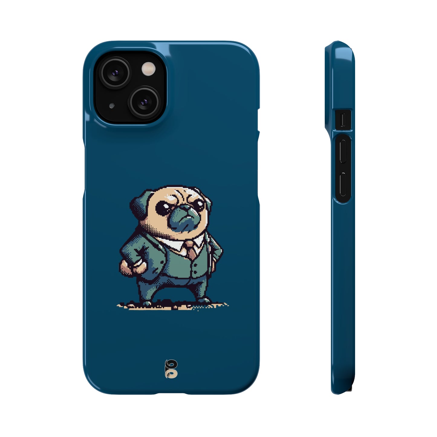 P&B Angry Boss Pug - Snap Case