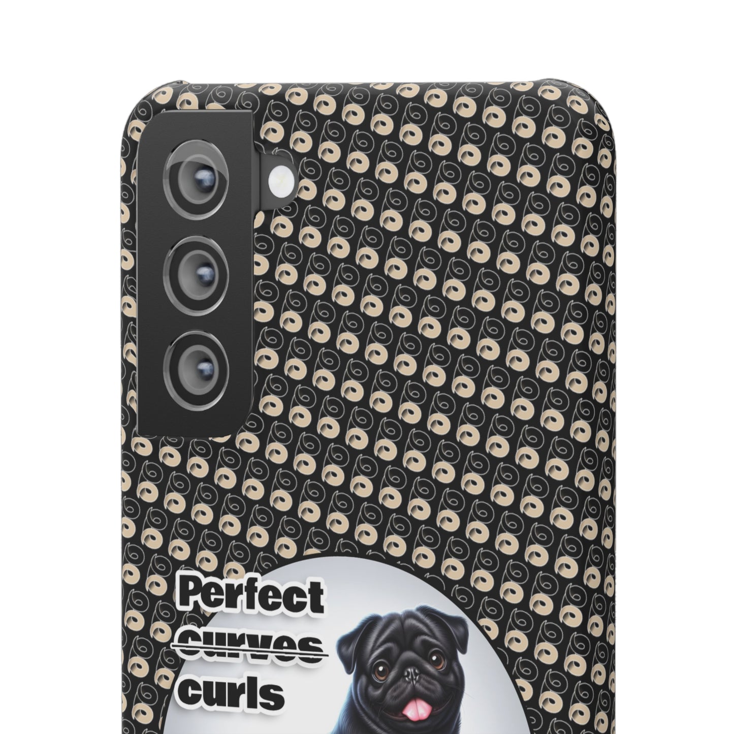 P&B Pug Life Edition: Perfect Curls - Snap Case Black