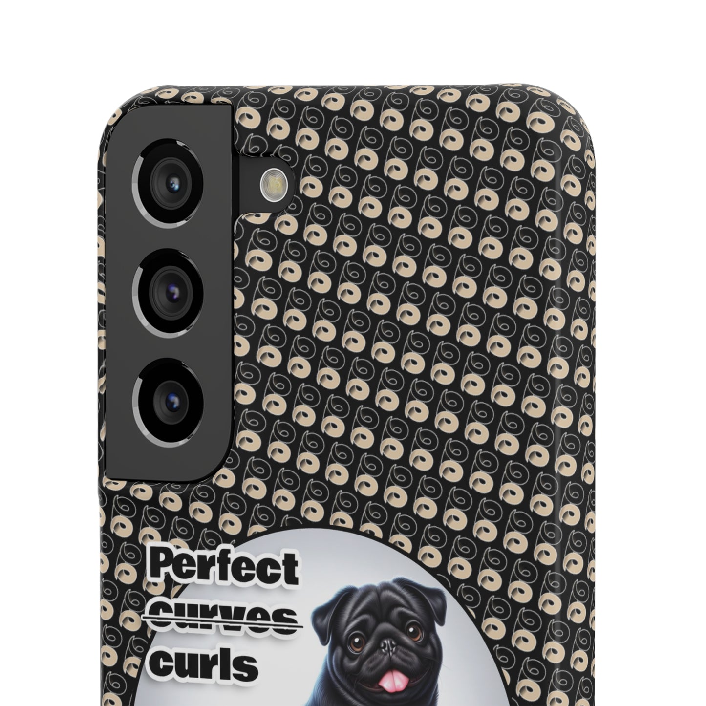 P&B Pug Life Edition: Perfect Curls - Snap Case Black