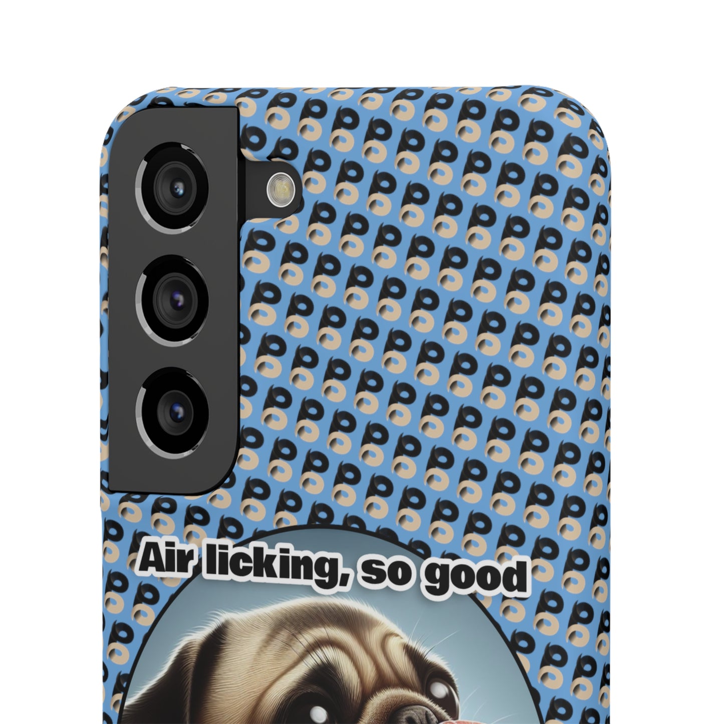 P&B Pug Life Edition: Air Licking - Snap Case Light Blue