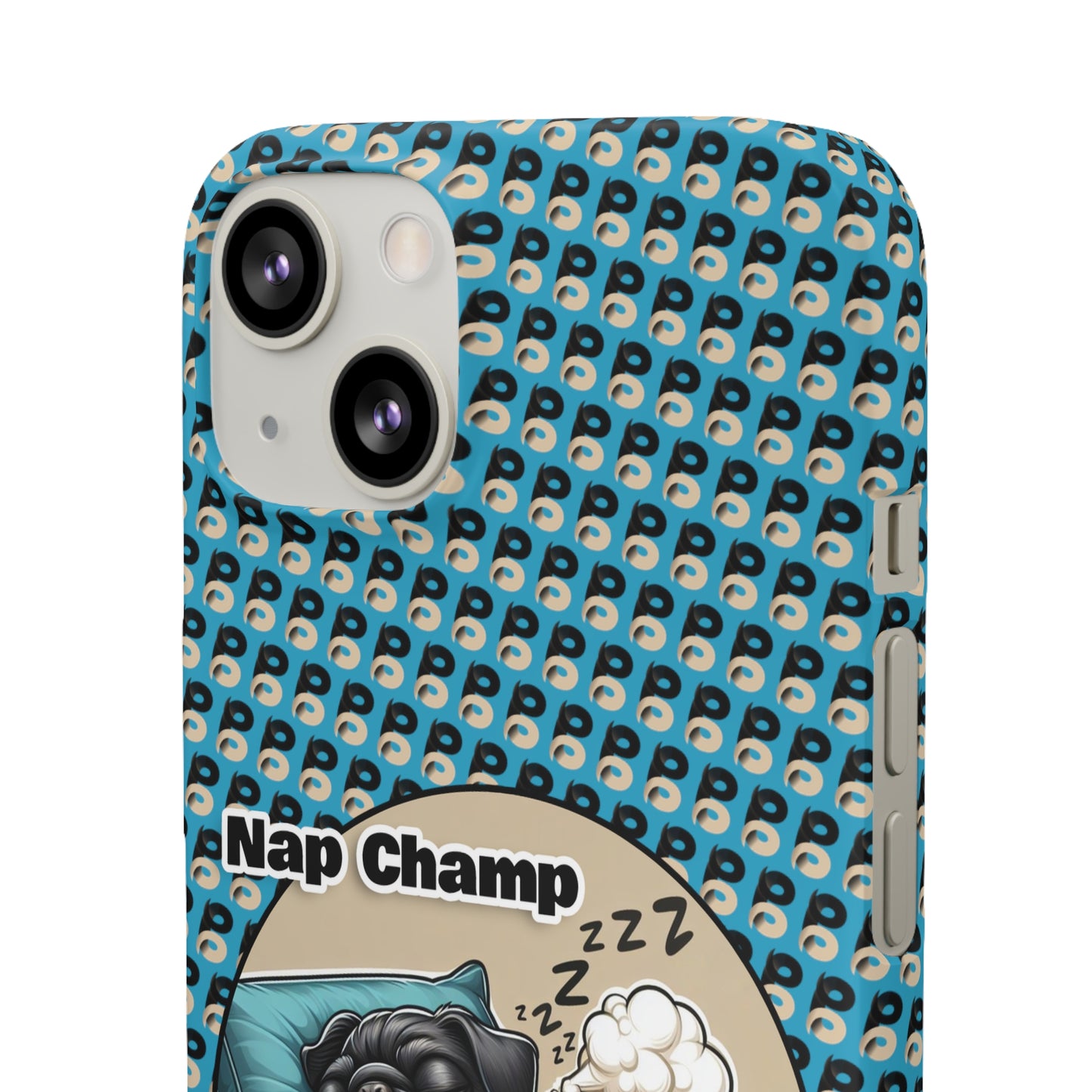 P&B Pug Life Edition: Nap Champ - Snap Case Blue