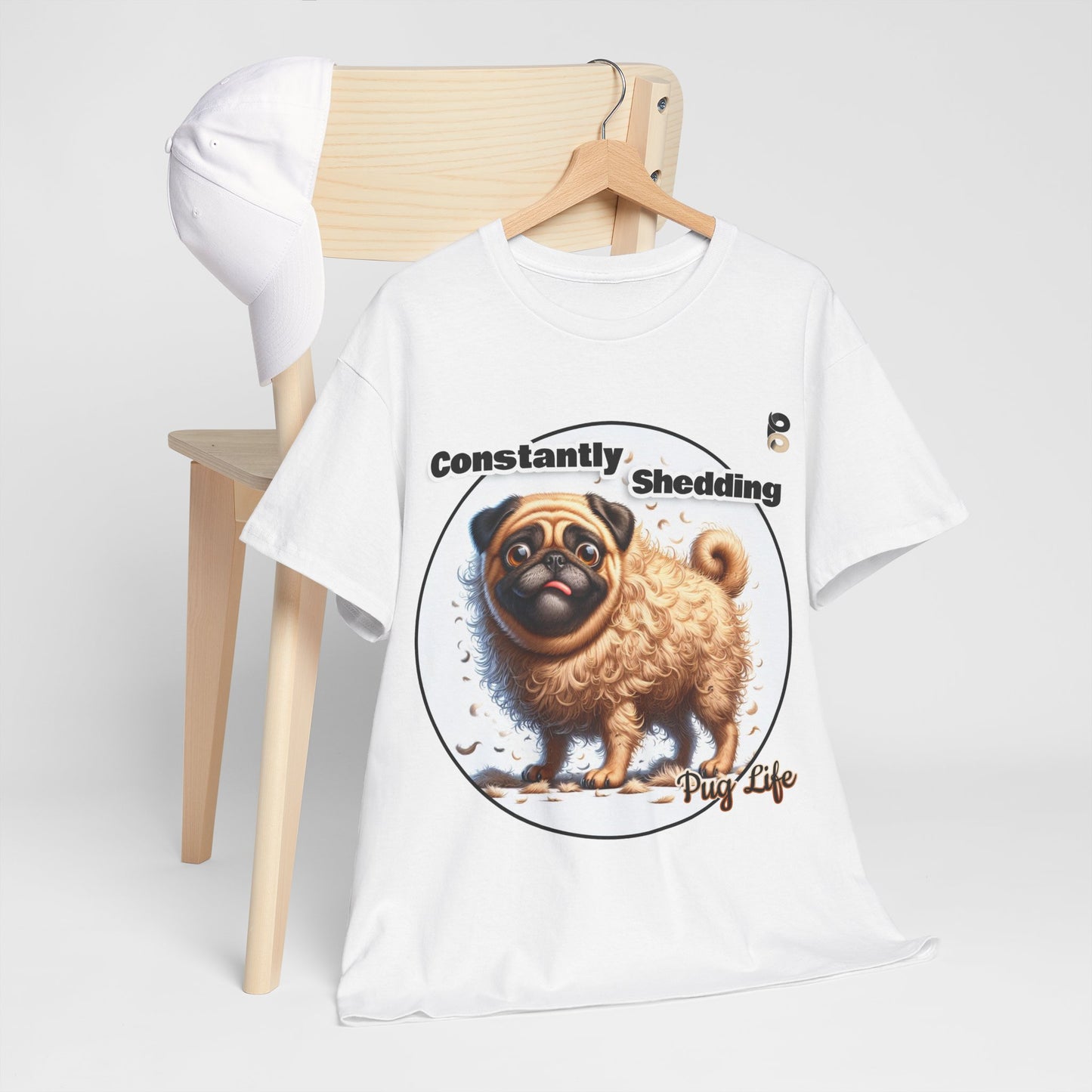 P&B Pug Life Edition: Constantly Shedding - Cotton Tee - Unisex