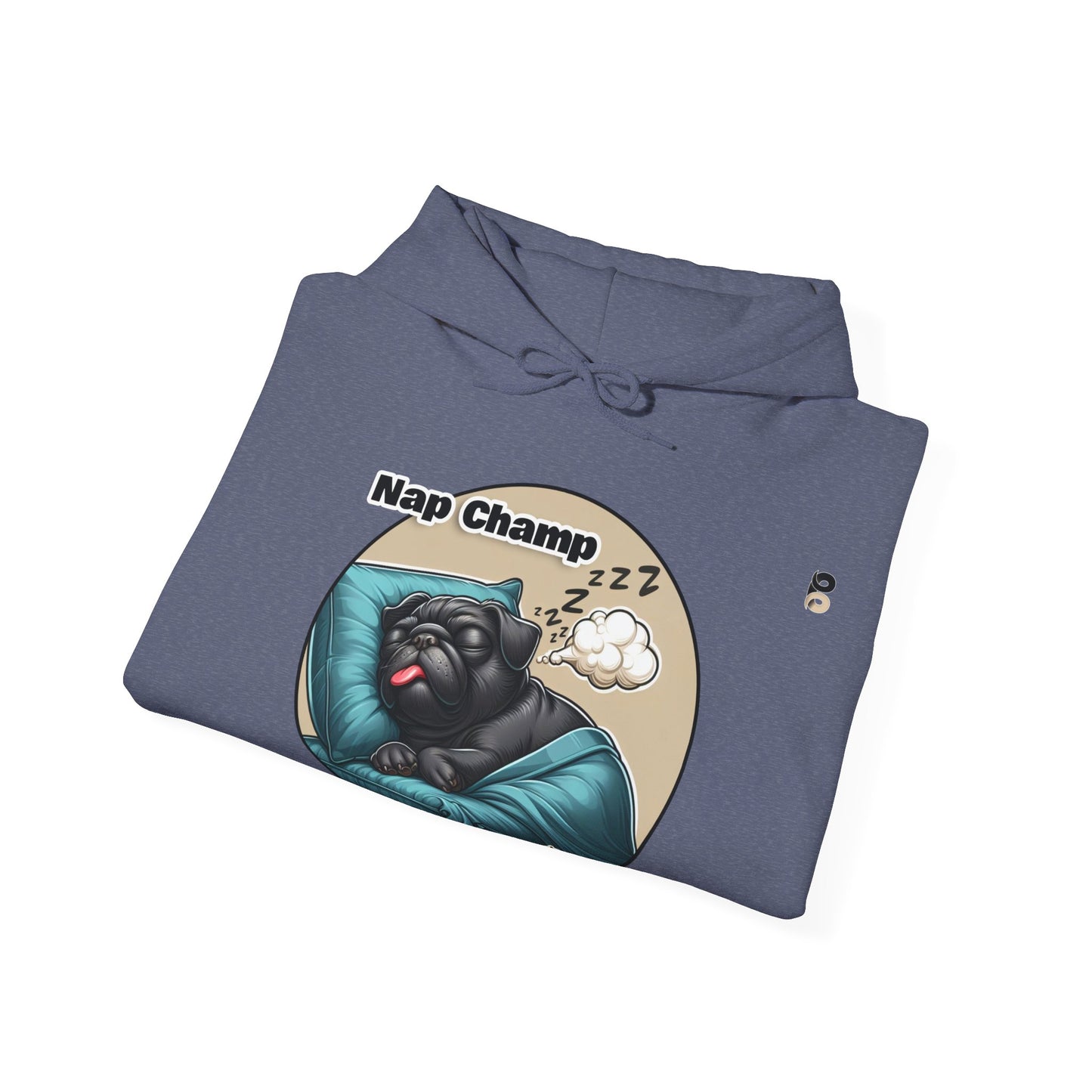 P&B Pug Life: Nap Champ - Unisex Hooded Sweatshirt