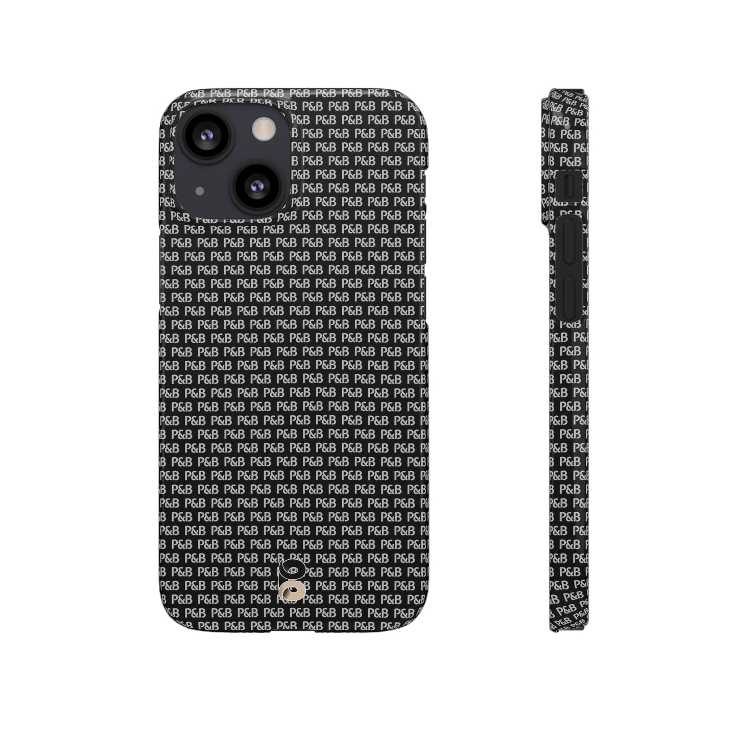 P&B Black pattern - Snap Case